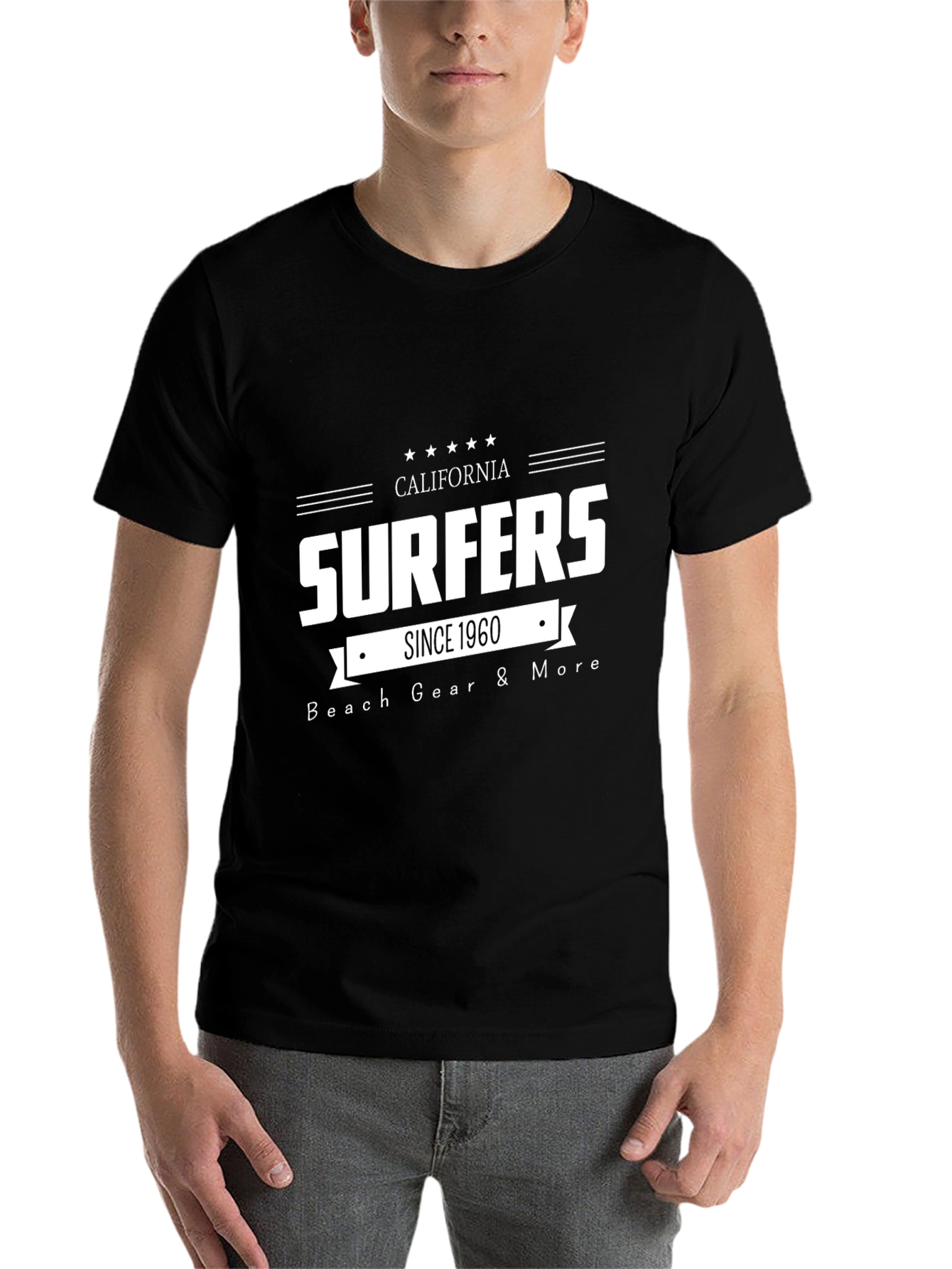 Black California Surfers Graphic T-Shirt - Since 1960 view 7