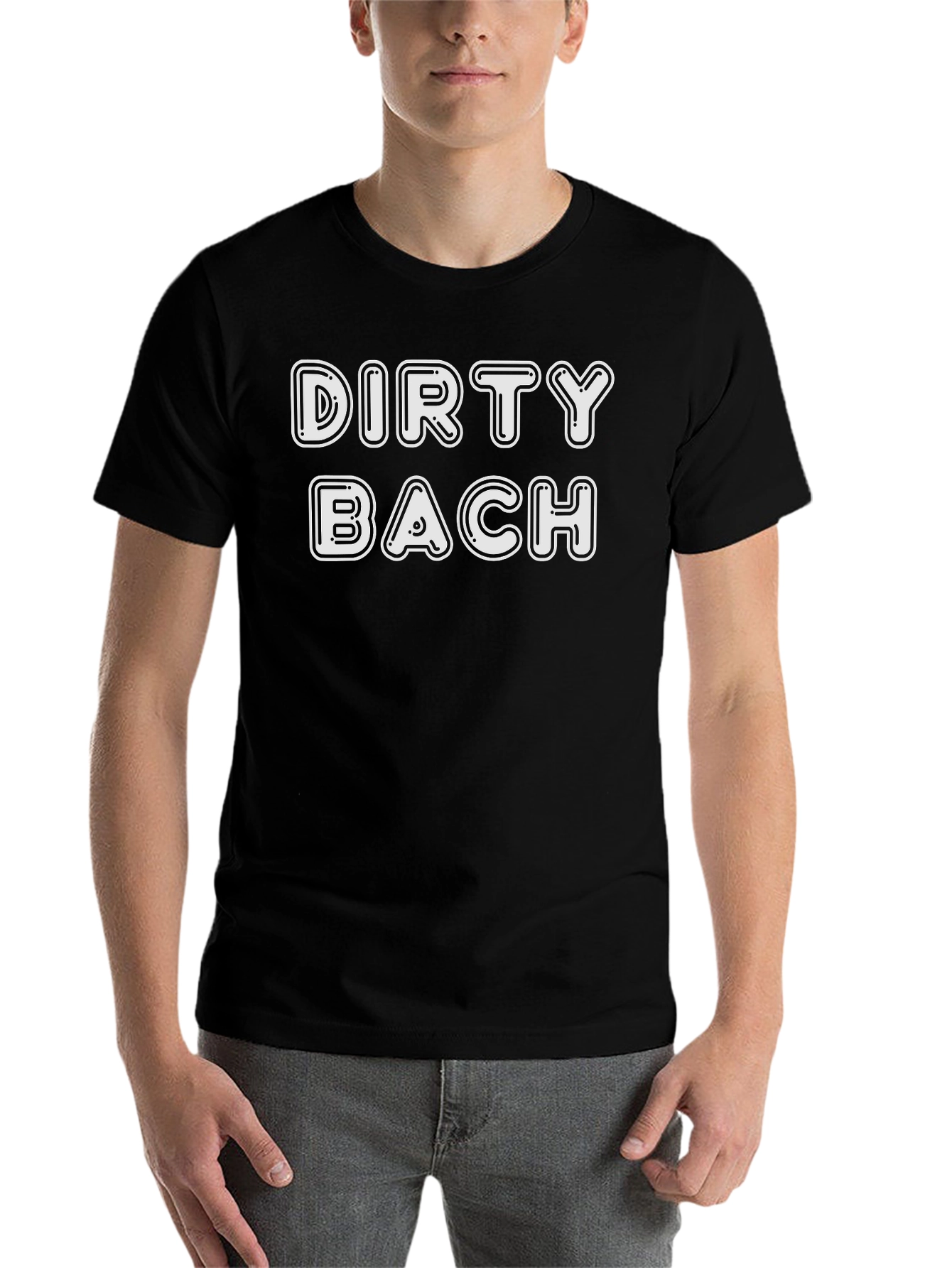 Black Dirty Bach T-Shirt - Party Bachelor Tee view 7