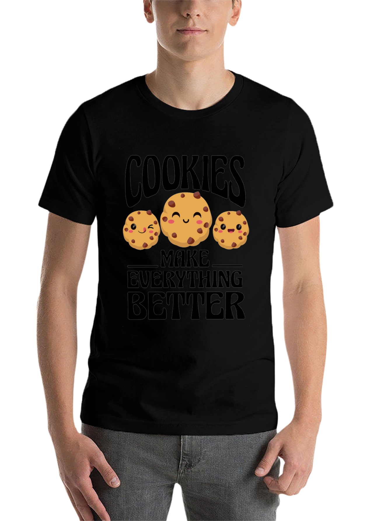 Black Cookies Make Everything Better T-Shirt view 7