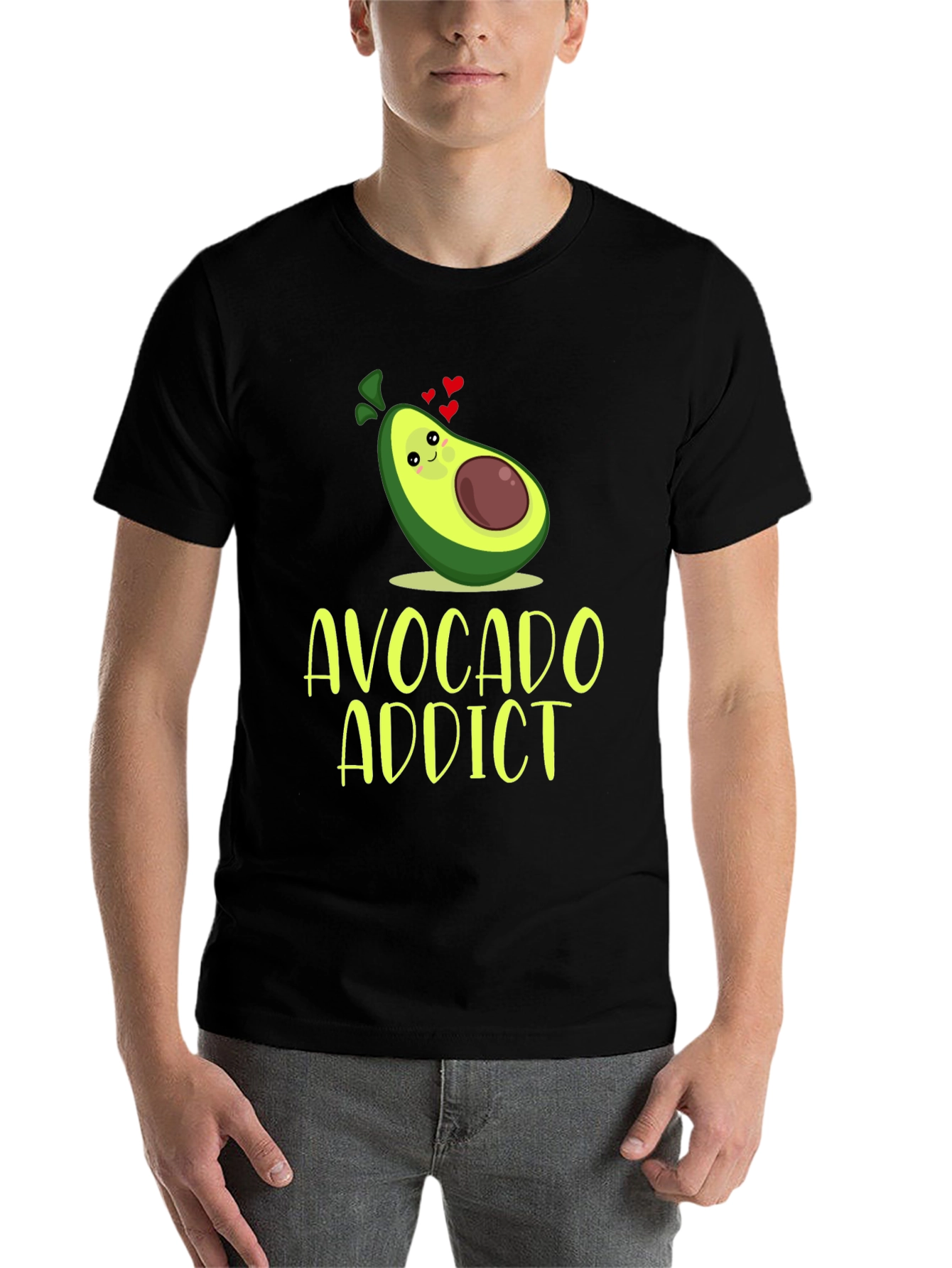 Black Avocado Addict Graphic Tee - Cute & Comfy view 7