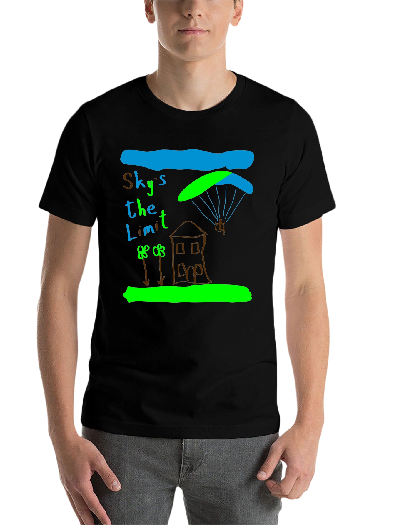 Black Sky's the Limit Graphic T-Shirt view 7