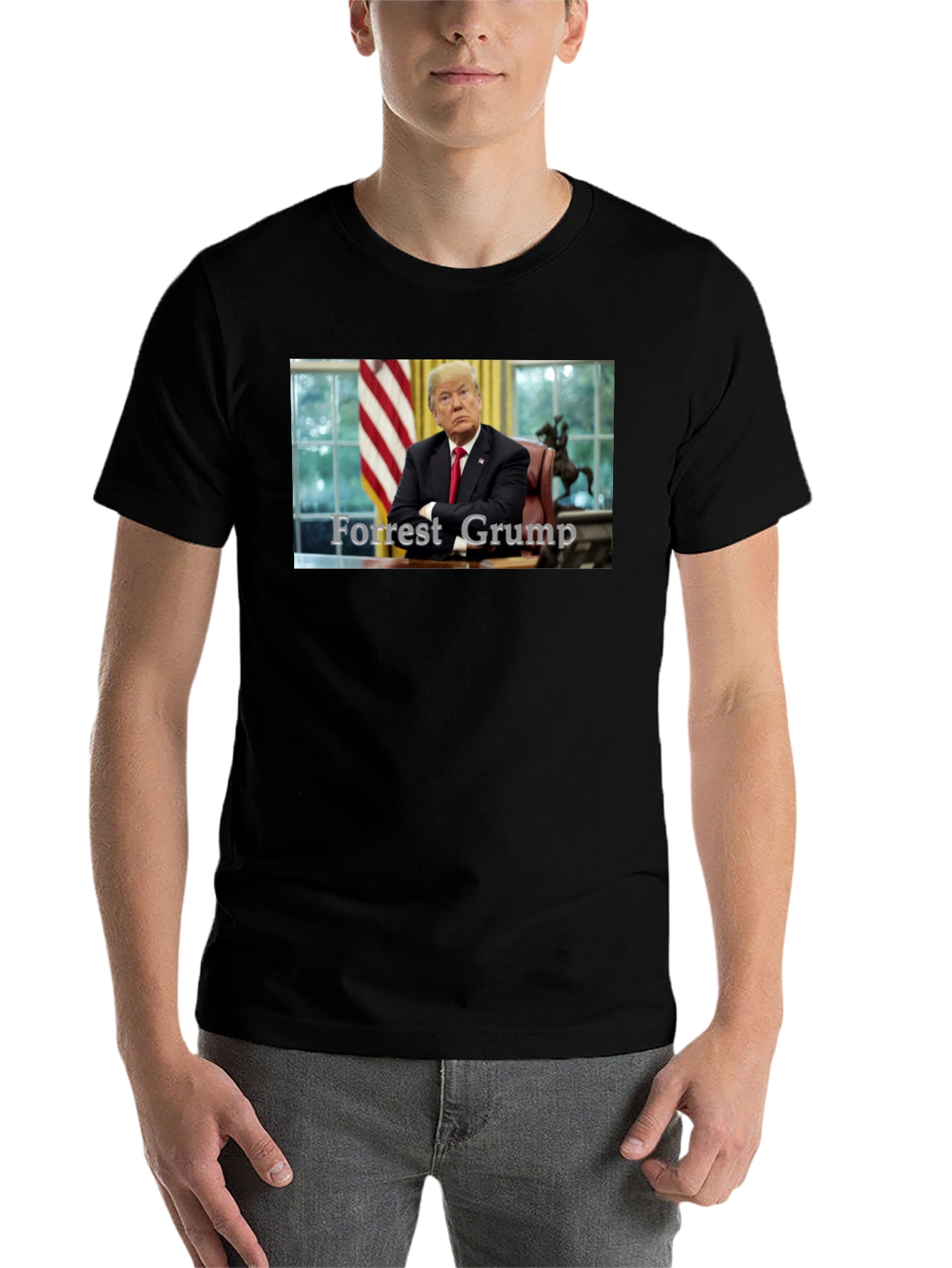 Black Forrest Grump T-Shirt - Political Humor Tee view 7