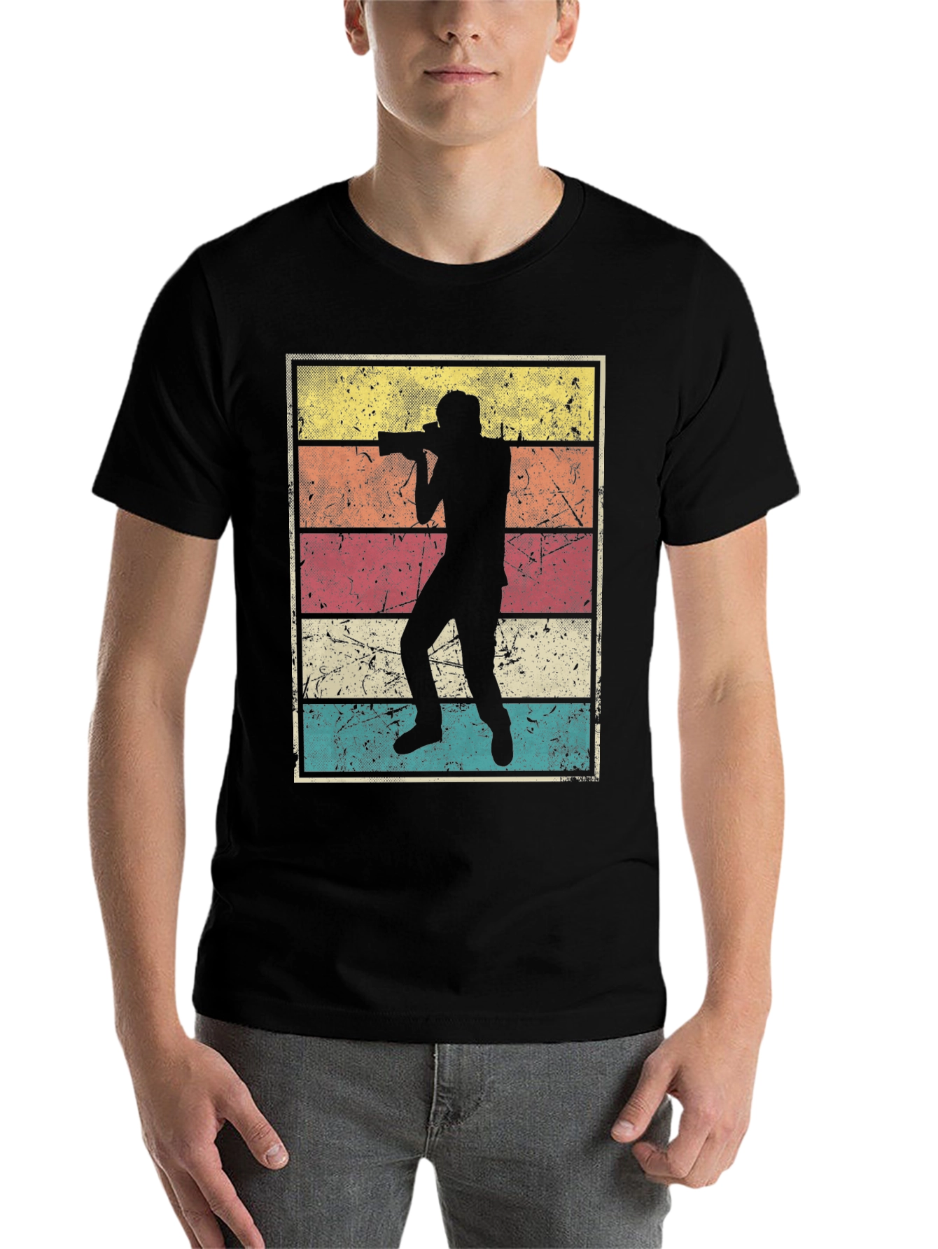 Retro Photographer Graphic Tee - Vintage Style Shirt - 7