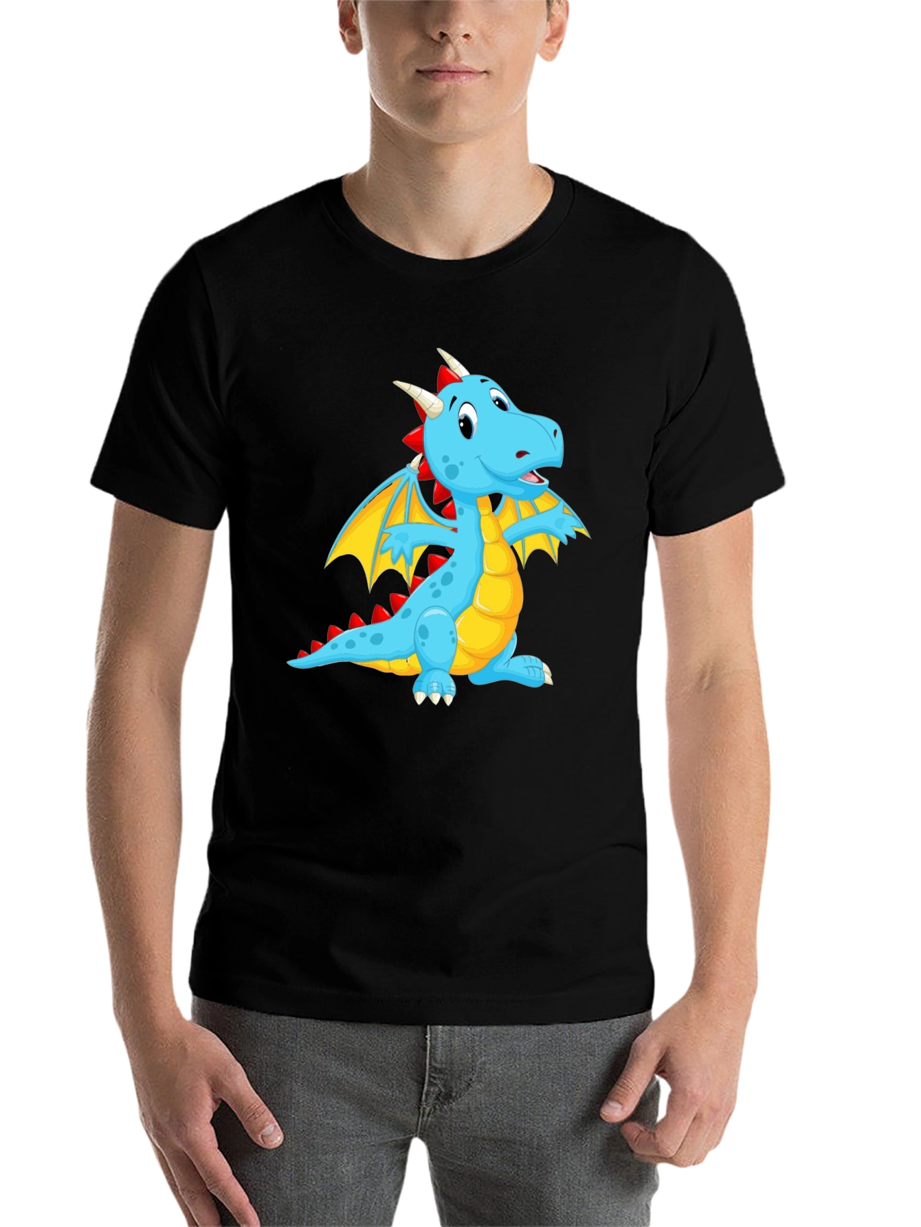 Blue Dragon Graphic Tee - Fun & Unique Design - 7