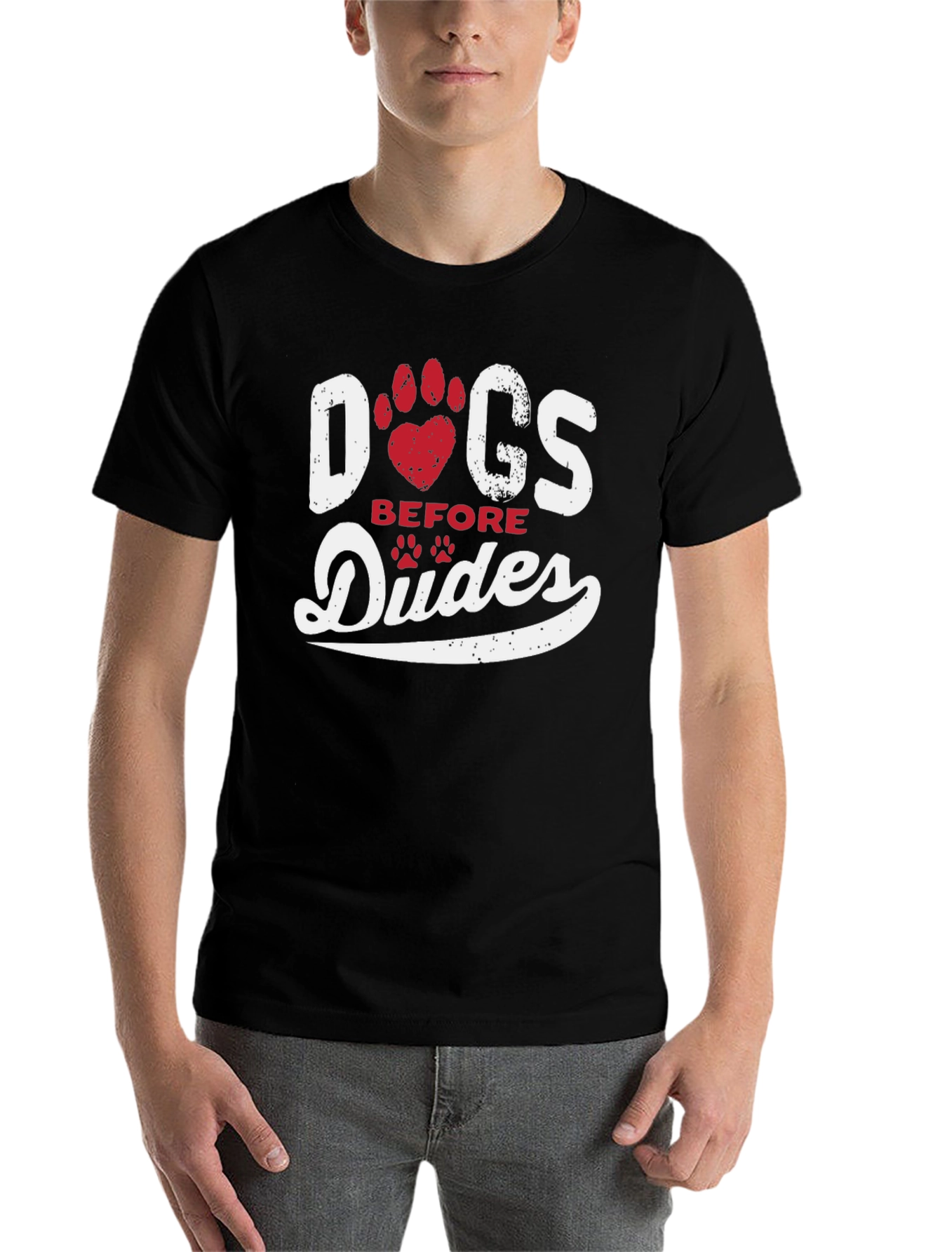 Dogs Before Dudes Graphic Tee - 7