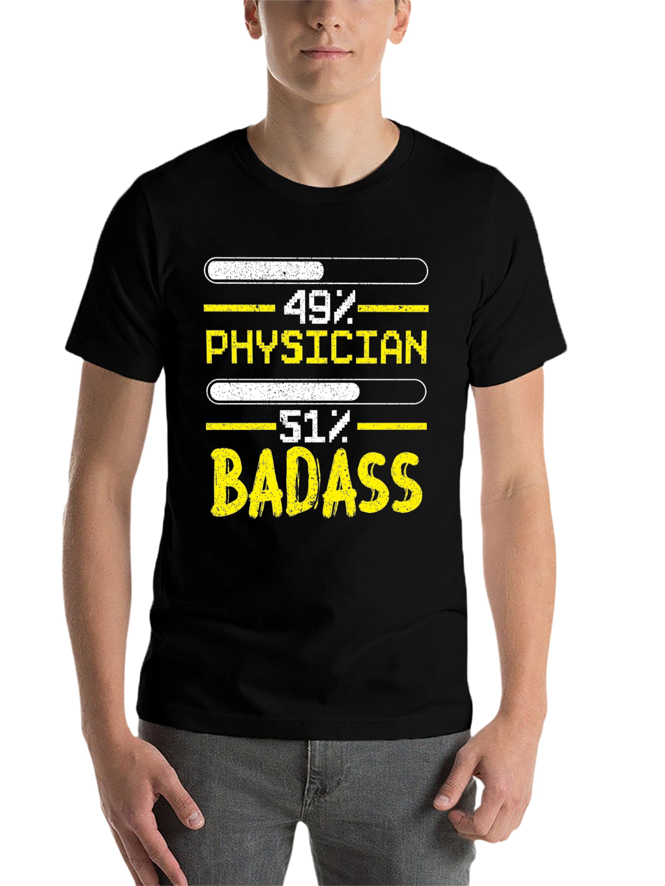 Black Physician Badass Graphic Tee view 7