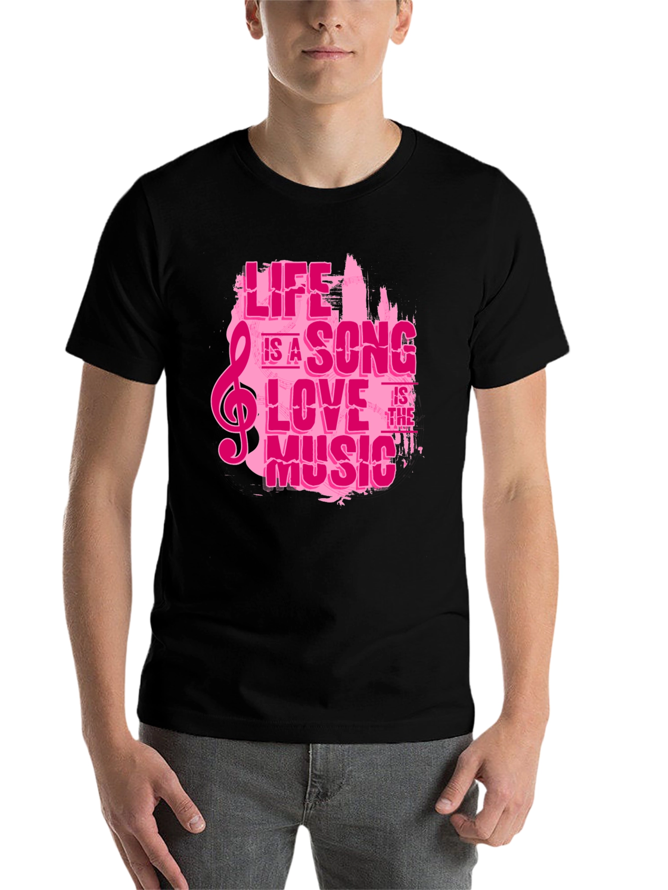 Black Life is a Song Black Graphic Tee view 7