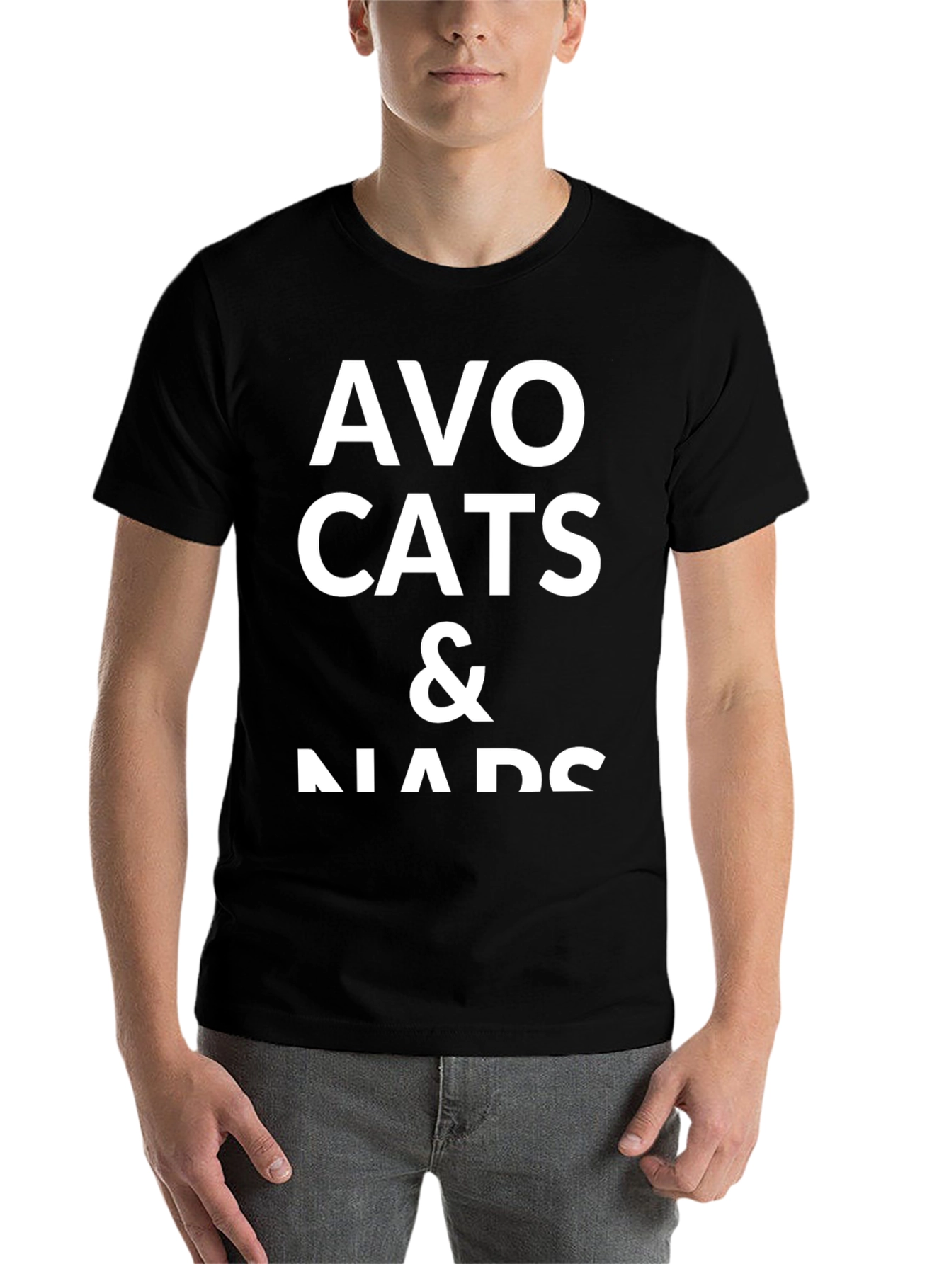 Black Avo Cats & Naps Graphic Tee view 7