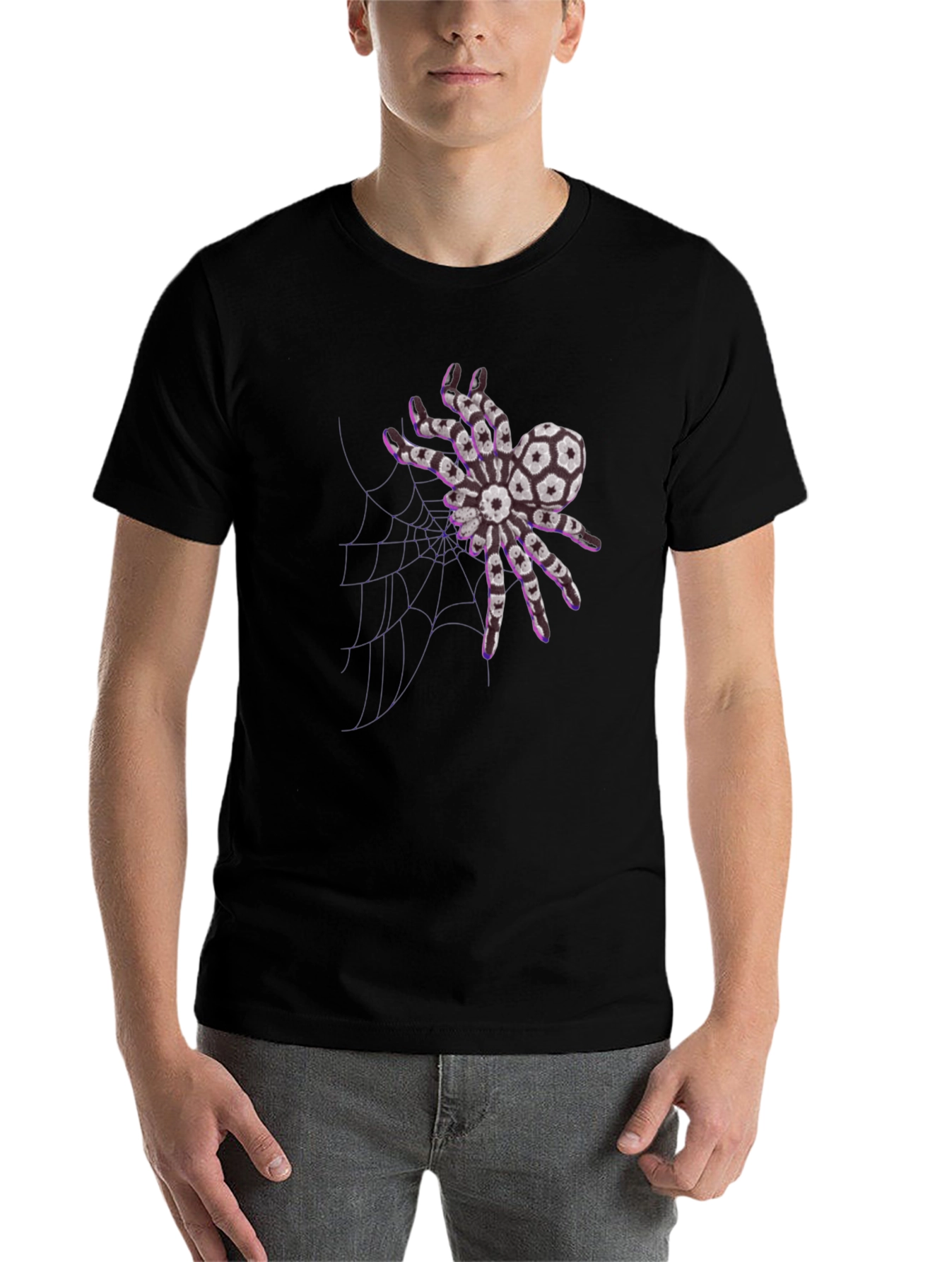 Soccer Ball Spider Graphic Tee - Unique Design - 7