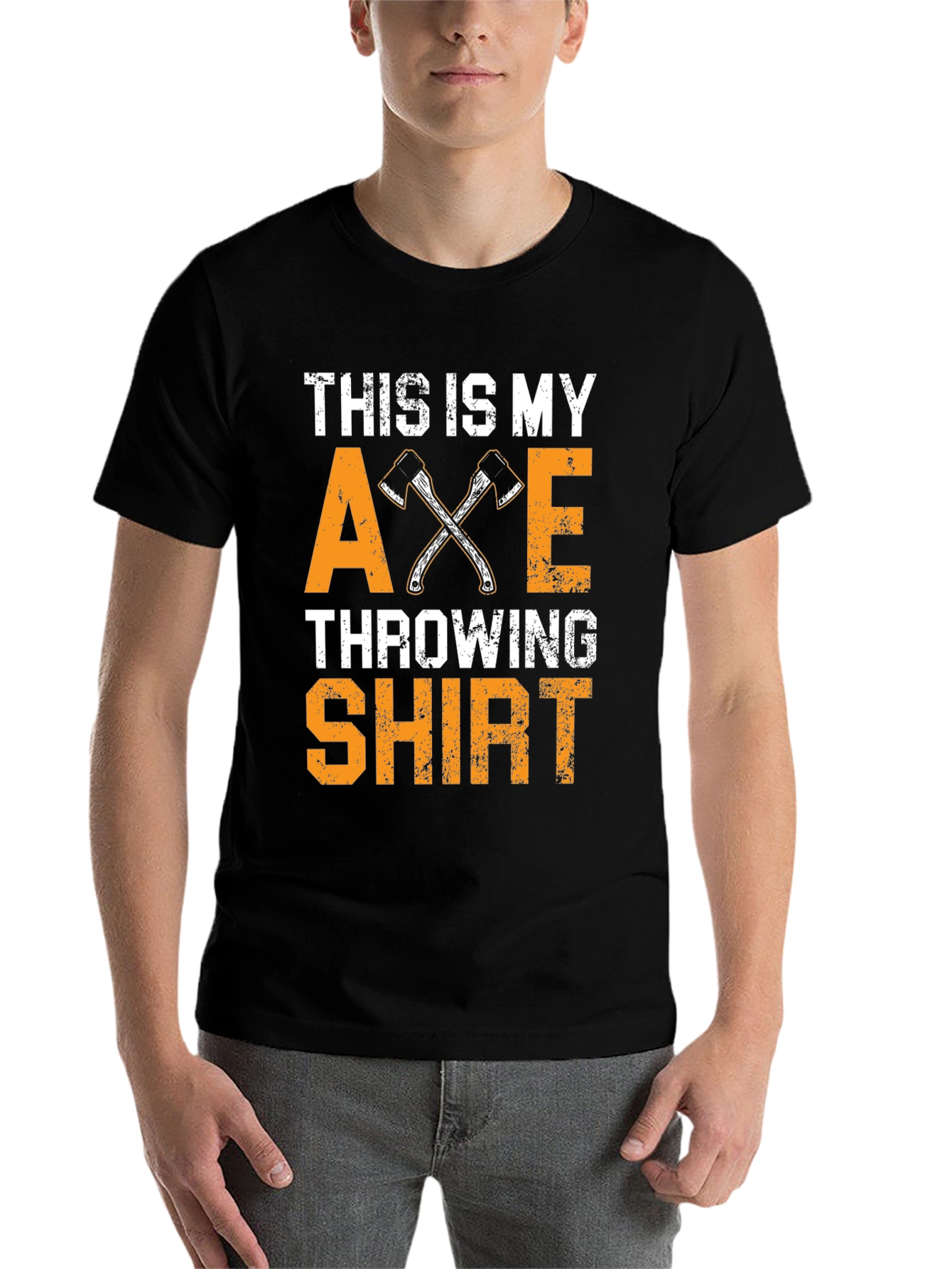 Black Axe Throwing T-Shirt: This Is My Shirt view 7