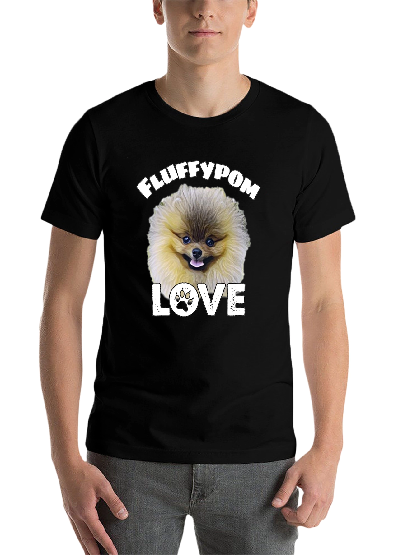 Fluffy Pom Love Graphic Tee - 7