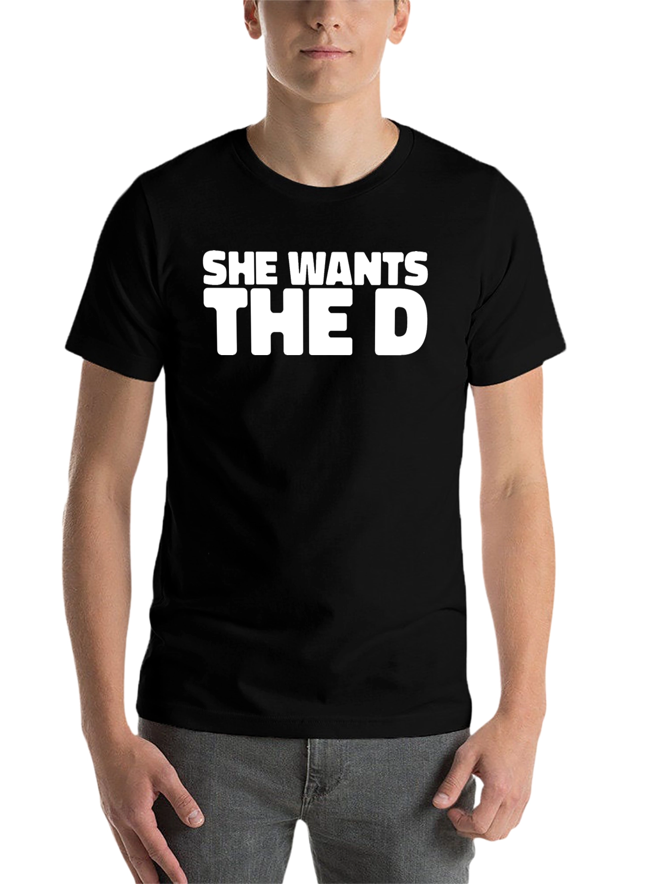 Black She Wants The D Graphic Novelty T-Shirt view 7