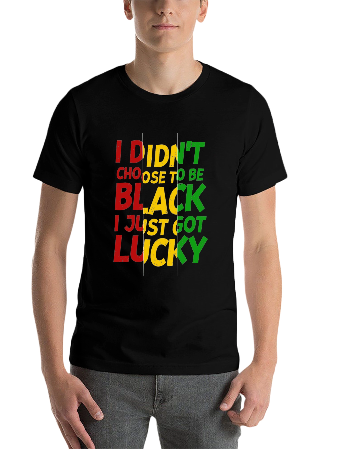 Black Lucky Black T-Shirt view 7
