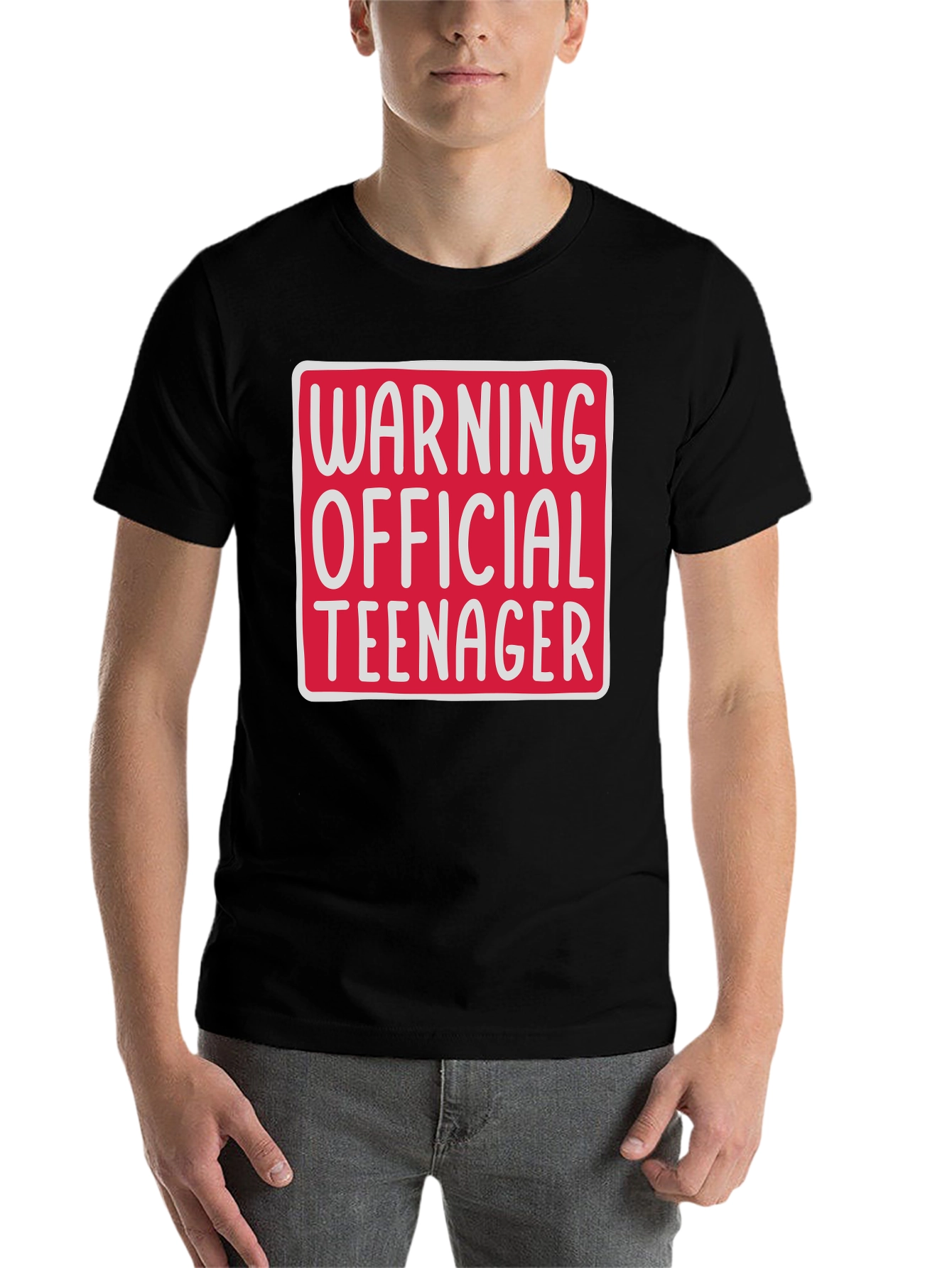 Warning Official Teenager T-Shirt - 7