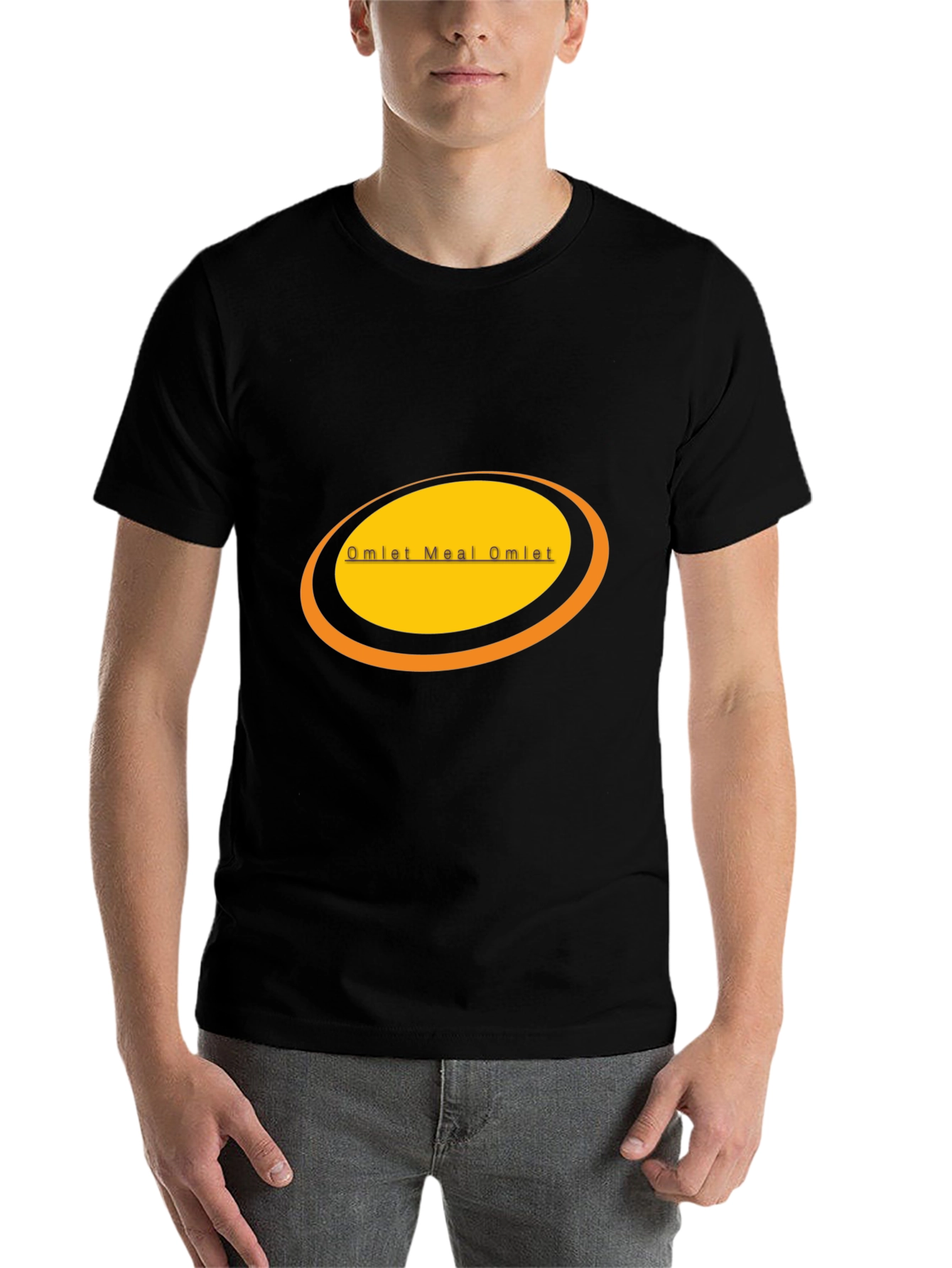 Black Omelet Meal Omelet T-Shirt view 7