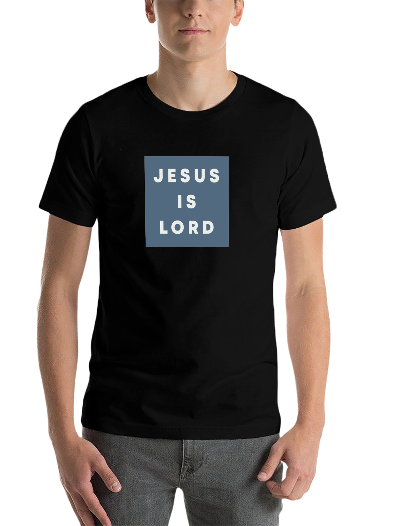 Black Jesus Is Lord Graphic T-Shirt view 7