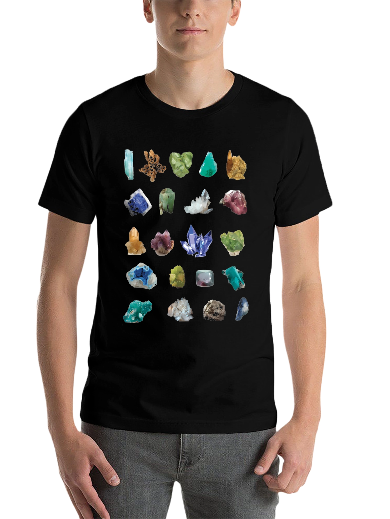 Black Gemstone Collection Graphic T-Shirt view 7