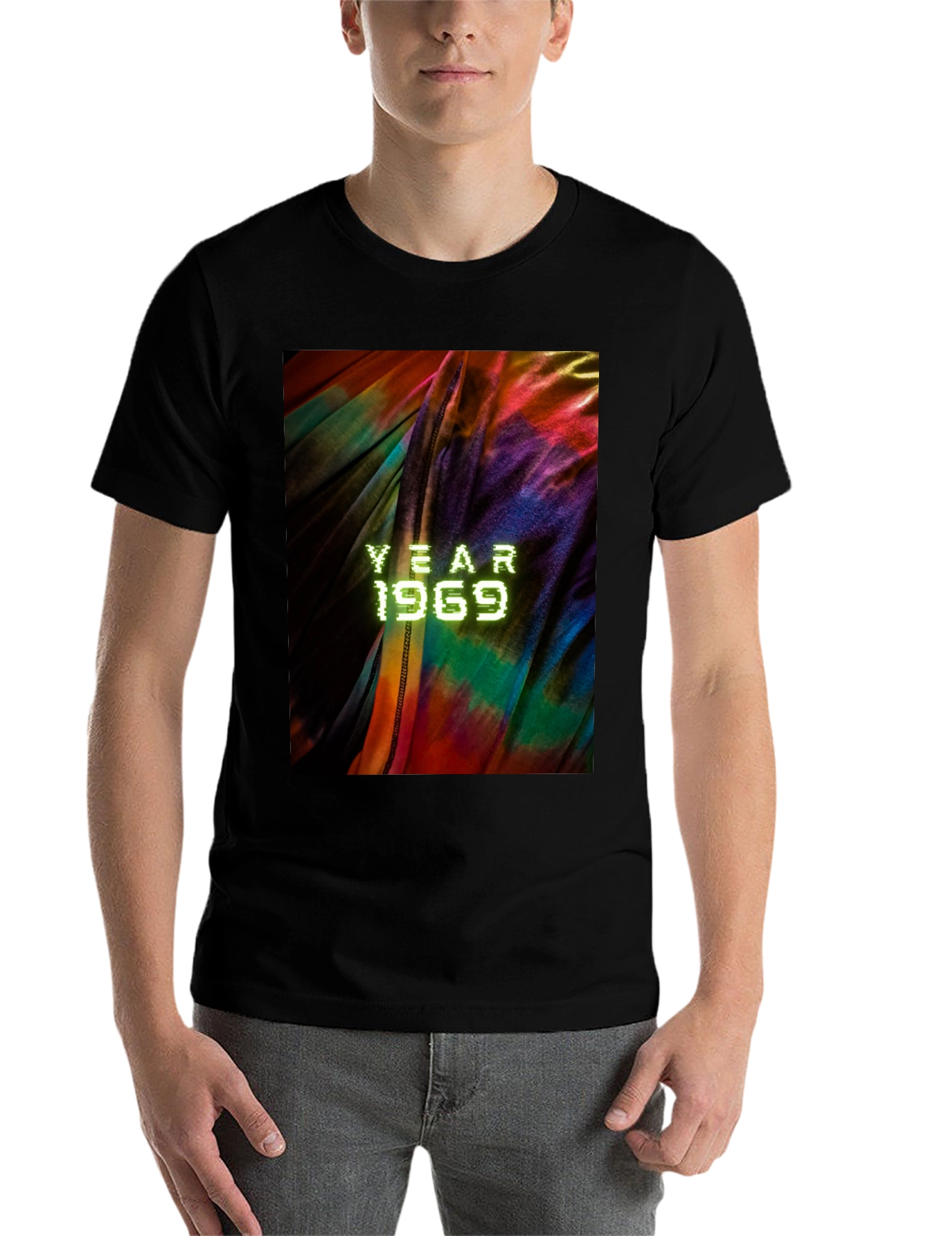 Black Year 1969 Tie Dye Graphic Tee view 7