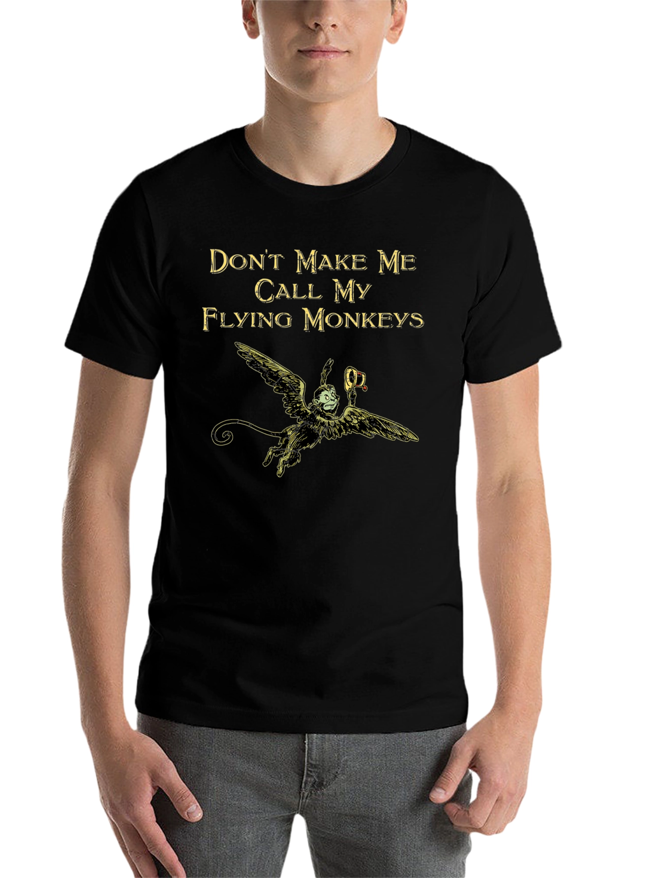Black Flying Monkey T-Shirt - Wizard of Oz Inspired view 7