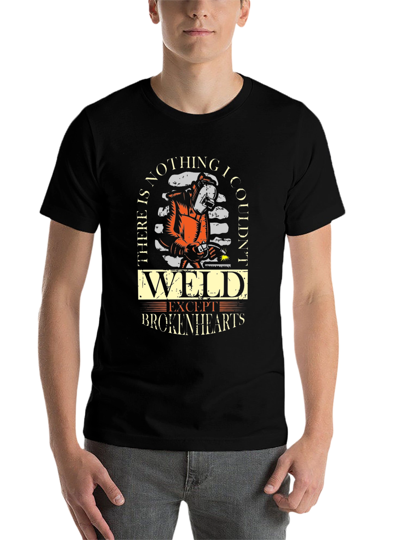 Black Welder T-Shirt - Nothing I Couldn't Weld view 7