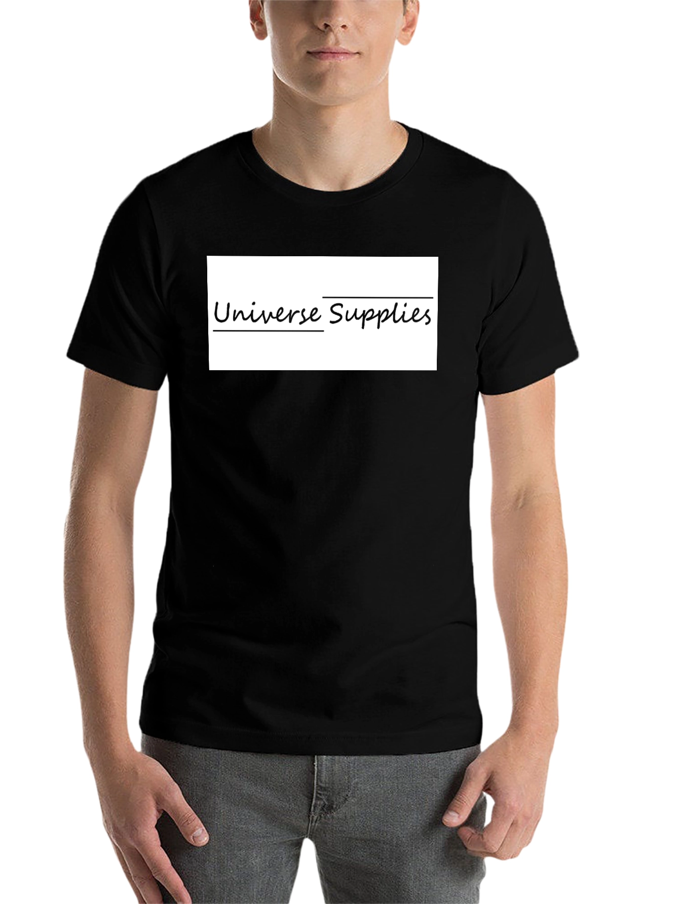 Black Universe Supplies Black Graphic T-Shirt view 7