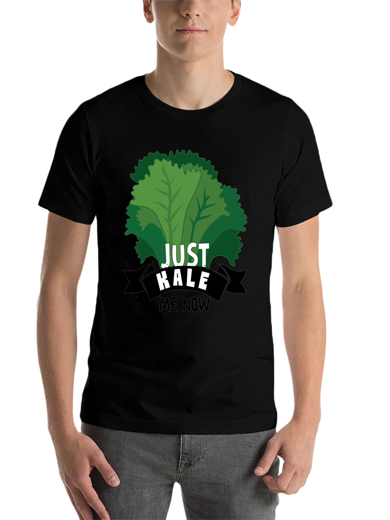 Black Just Kale Me Now T-Shirt view 7