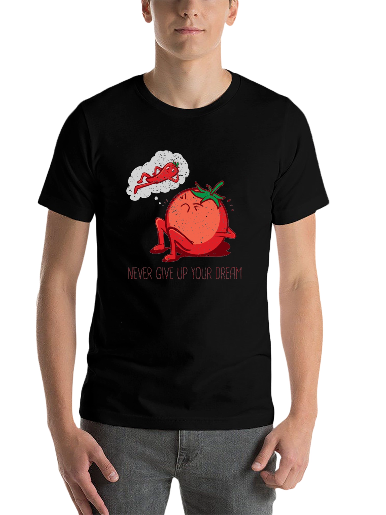 Black Tomato Dreamer Graphic T-Shirt - Never Give Up! view 7
