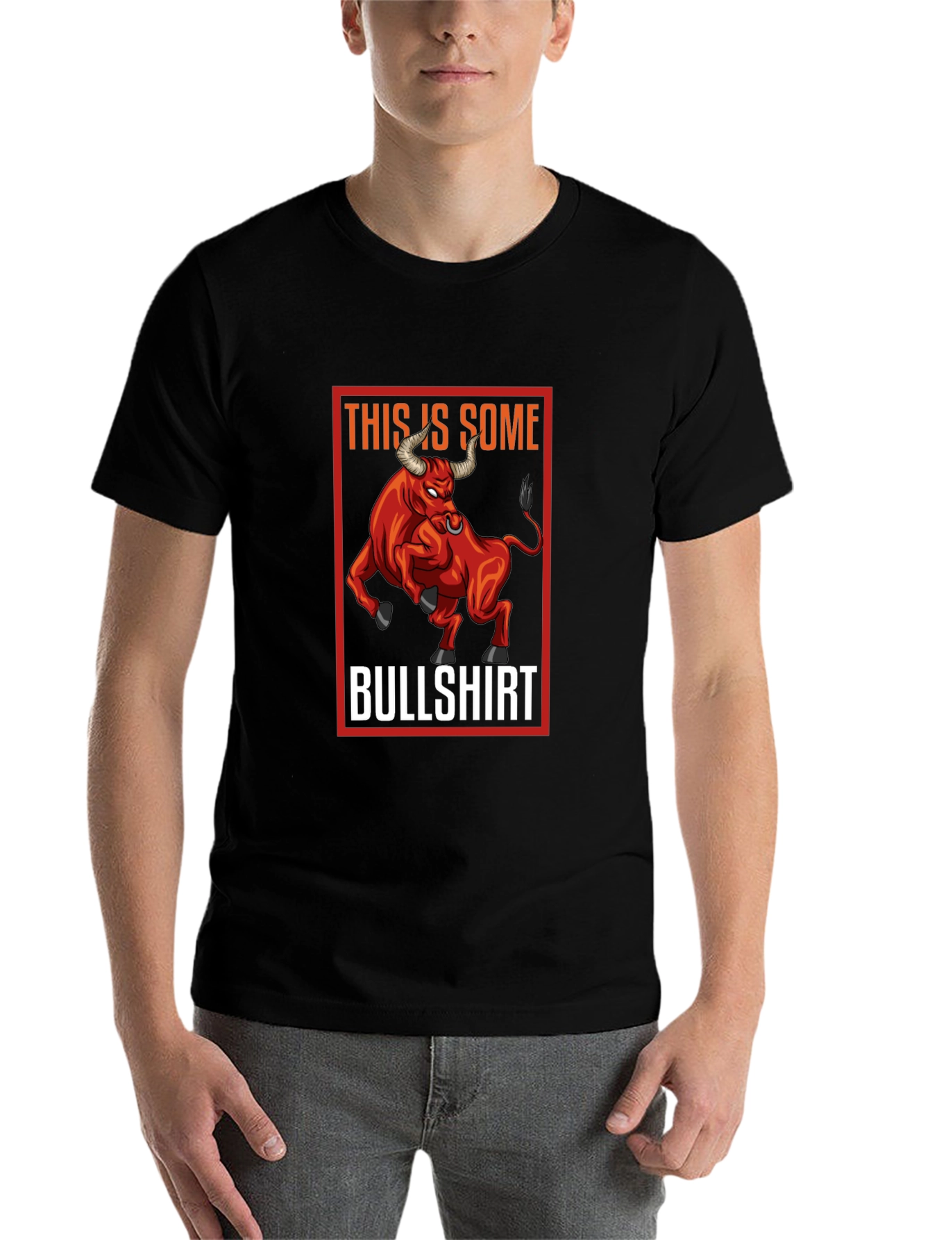 Black This is Some Bullshirt Graphic Tee view 7