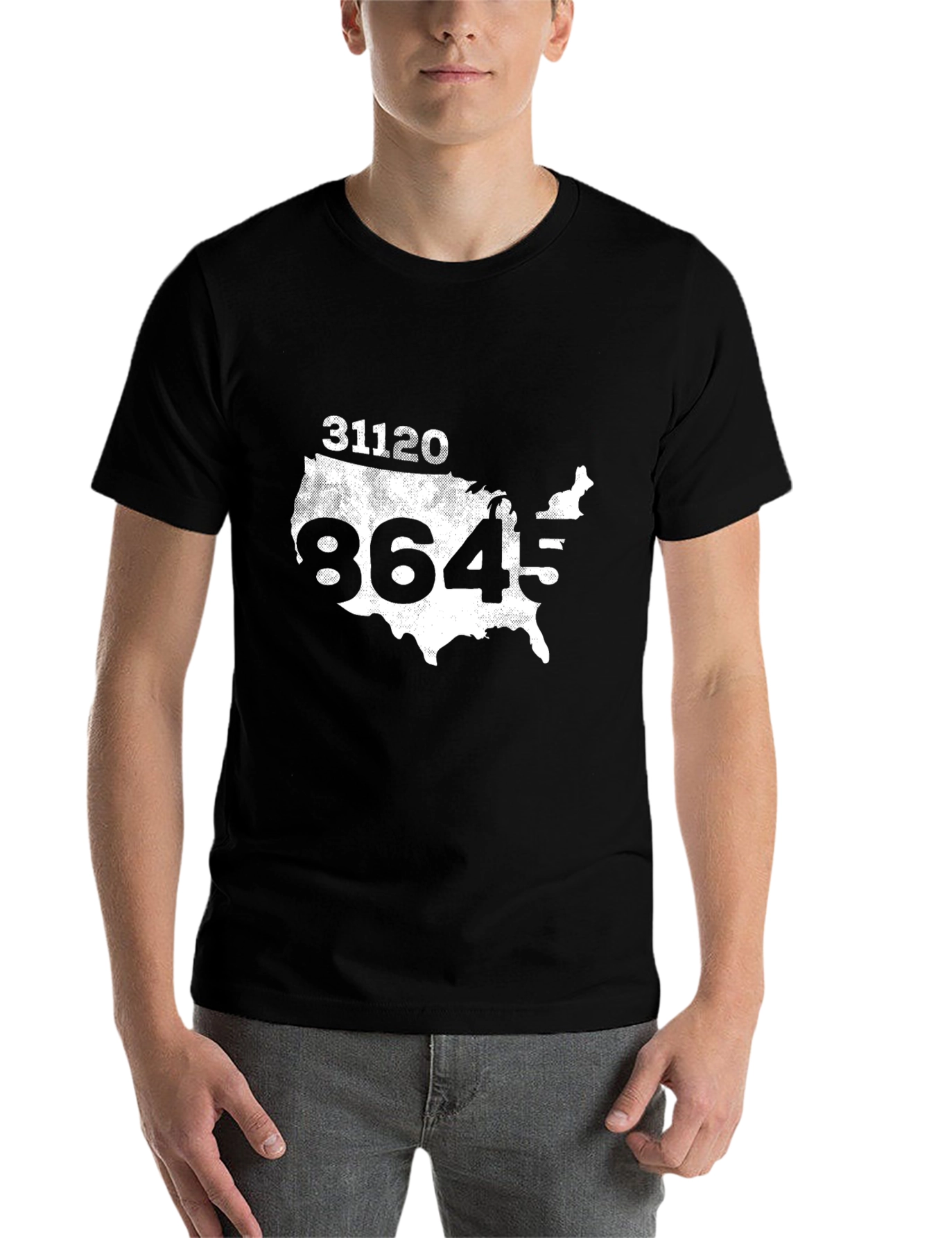 31120 & 8645 USA Map T-Shirt - 7