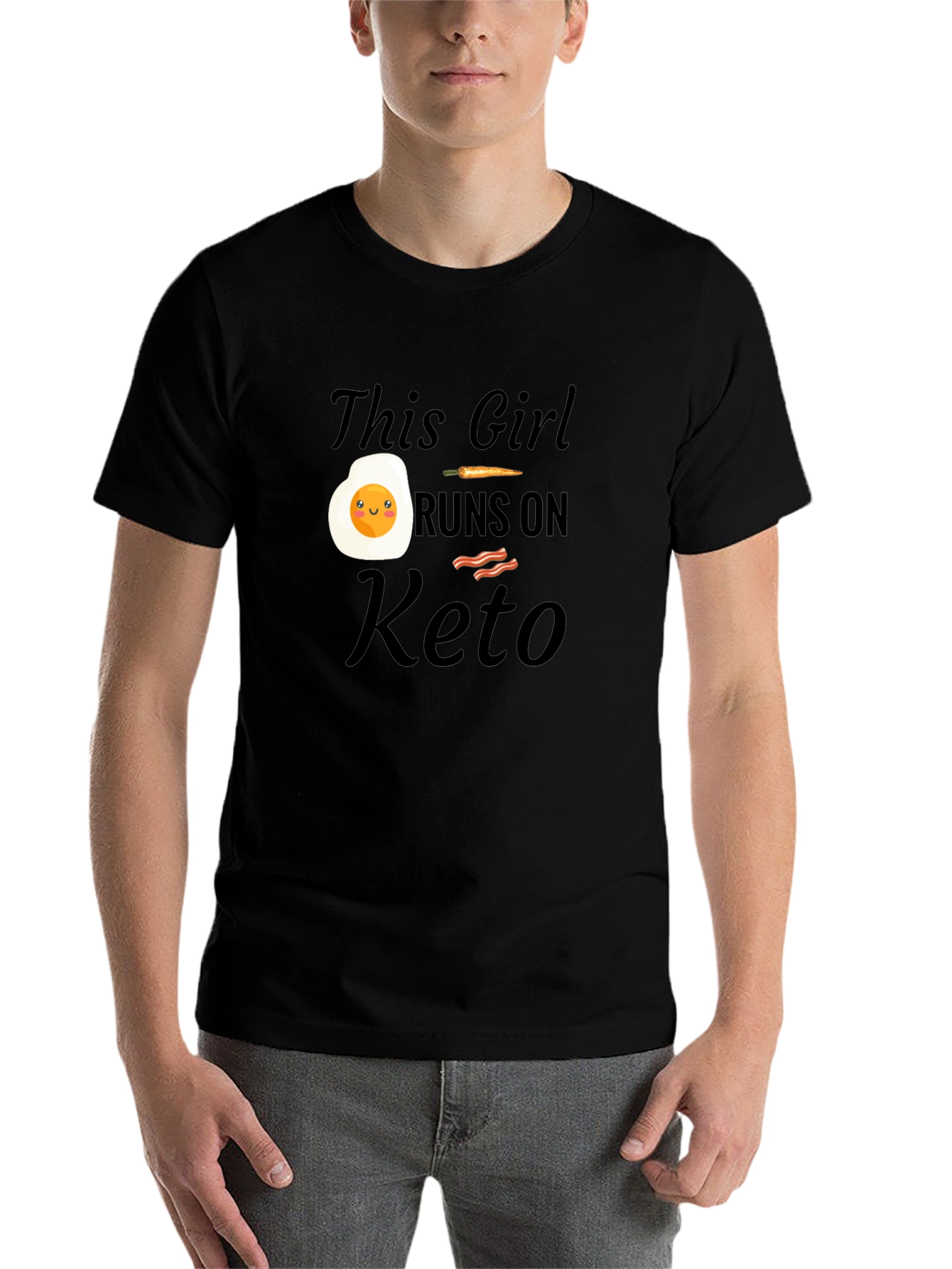 This Girl Runs on Keto T-Shirt - 7