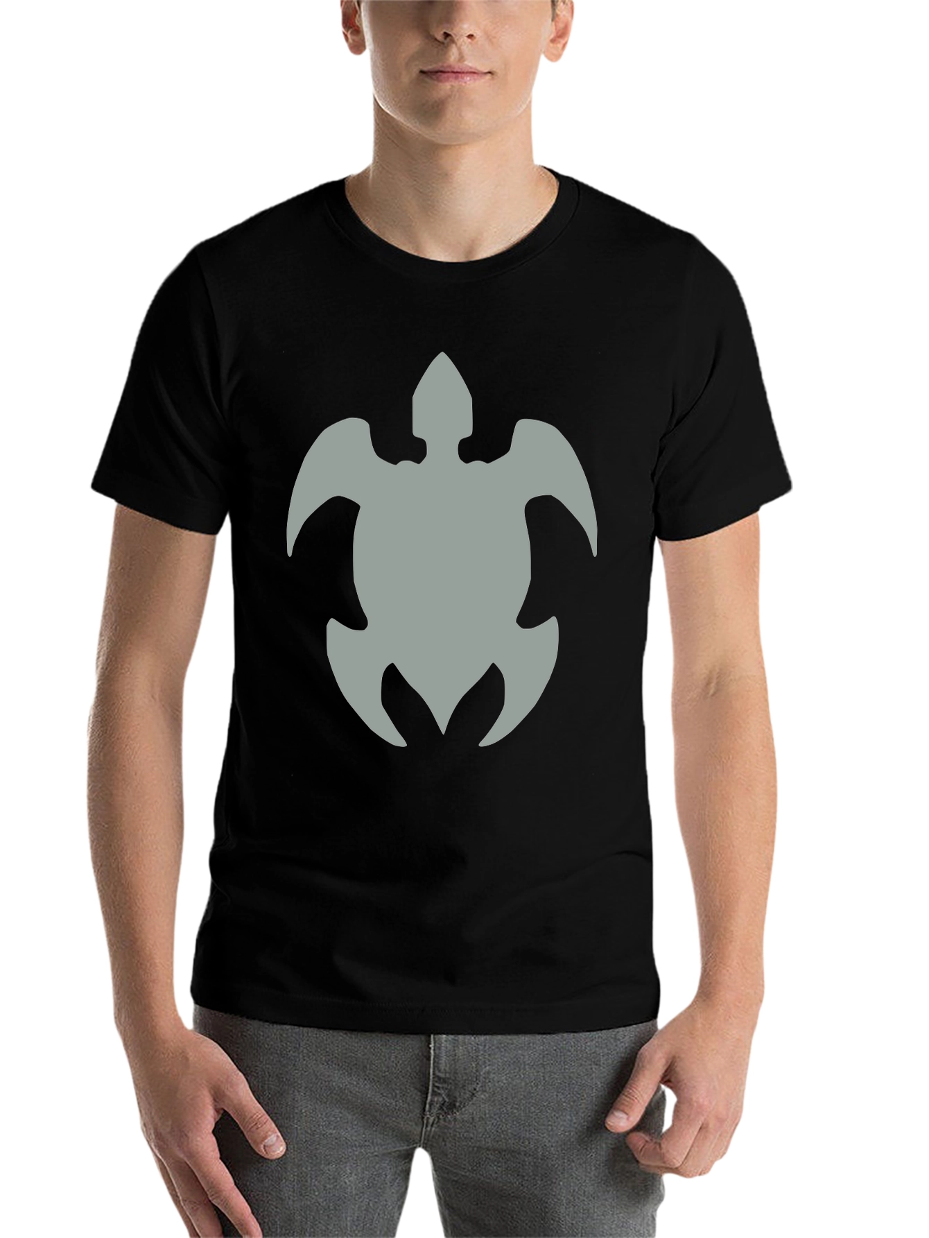 Black Turtle Graphic Black T-Shirt view 7
