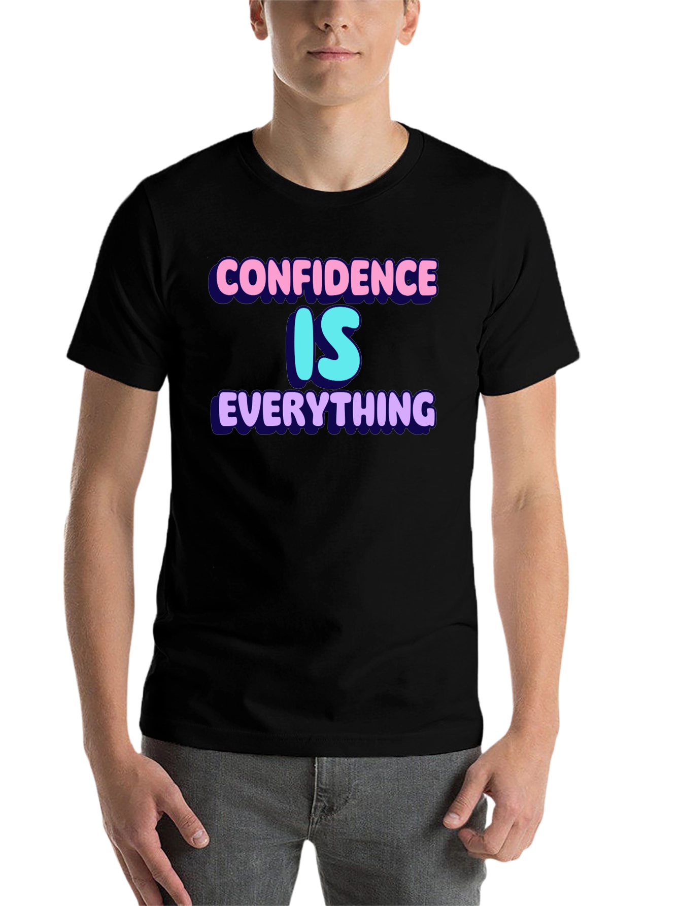 Black Confidence is Everything Graphic Tee view 7