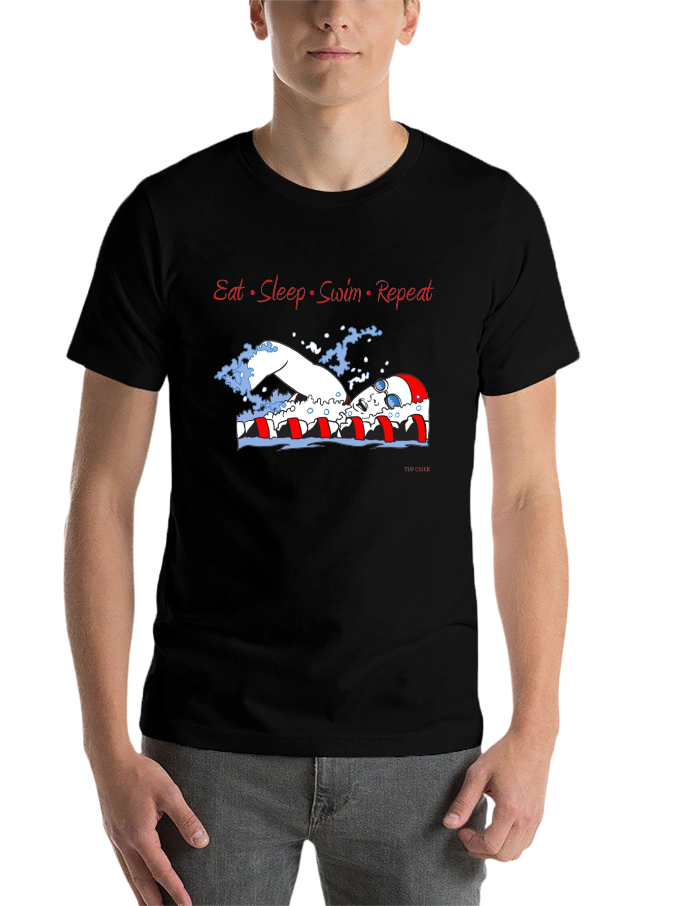 Eat Sleep Swim Repeat T-Shirt - 7