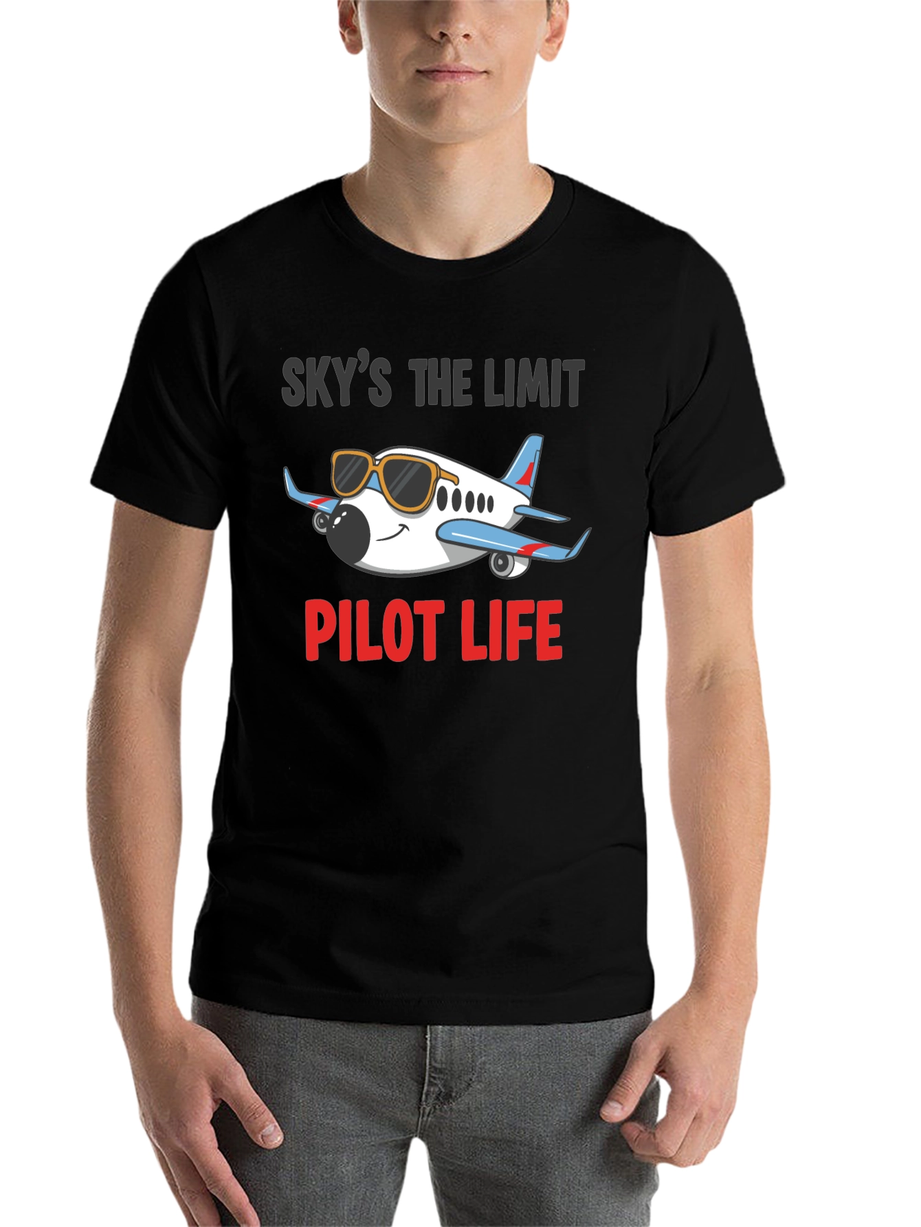 Pilot Life Tee - Sky's the Limit Graphic T-Shirt - 7