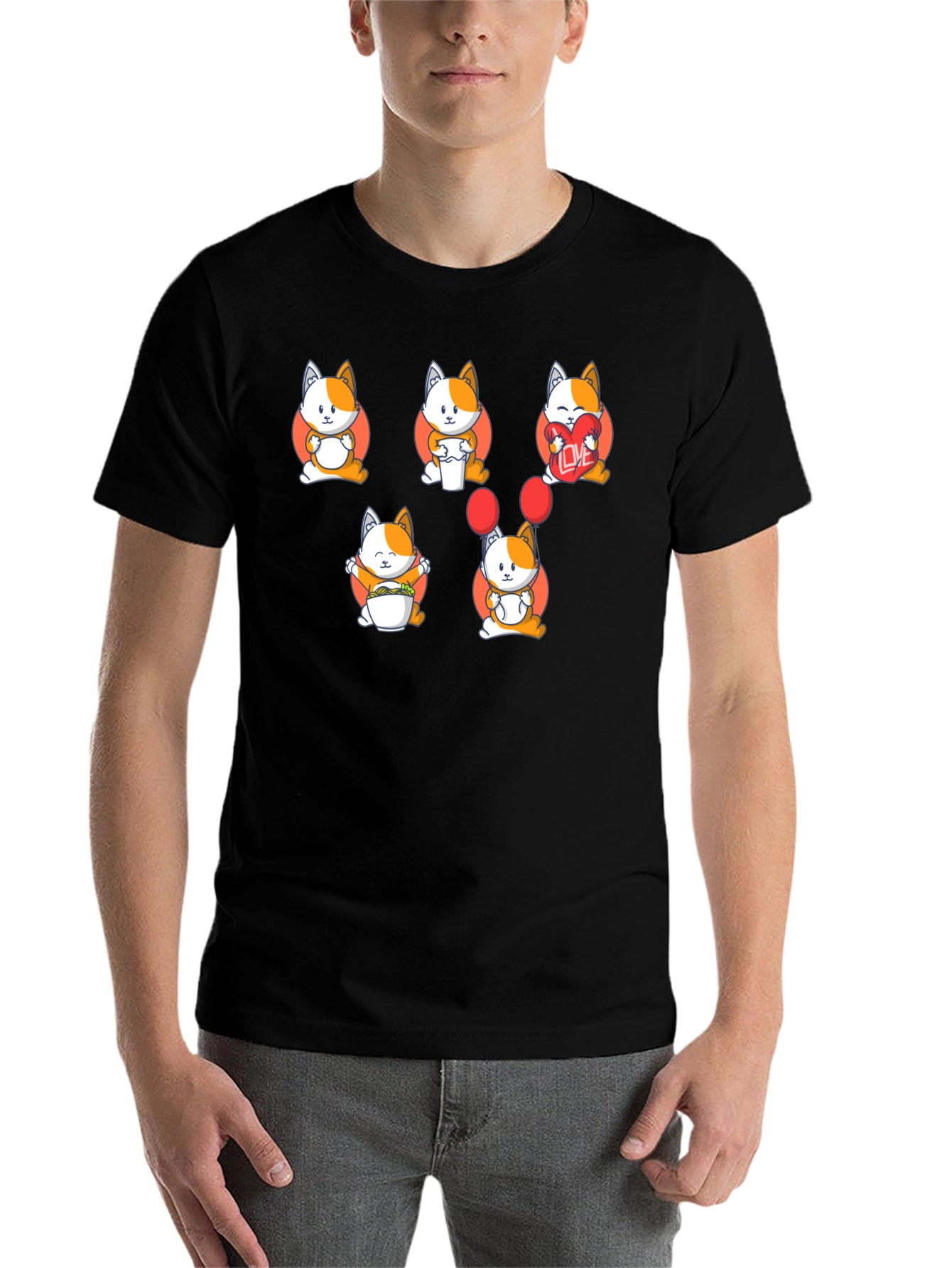 Cute Cats Graphic T-Shirt - 7