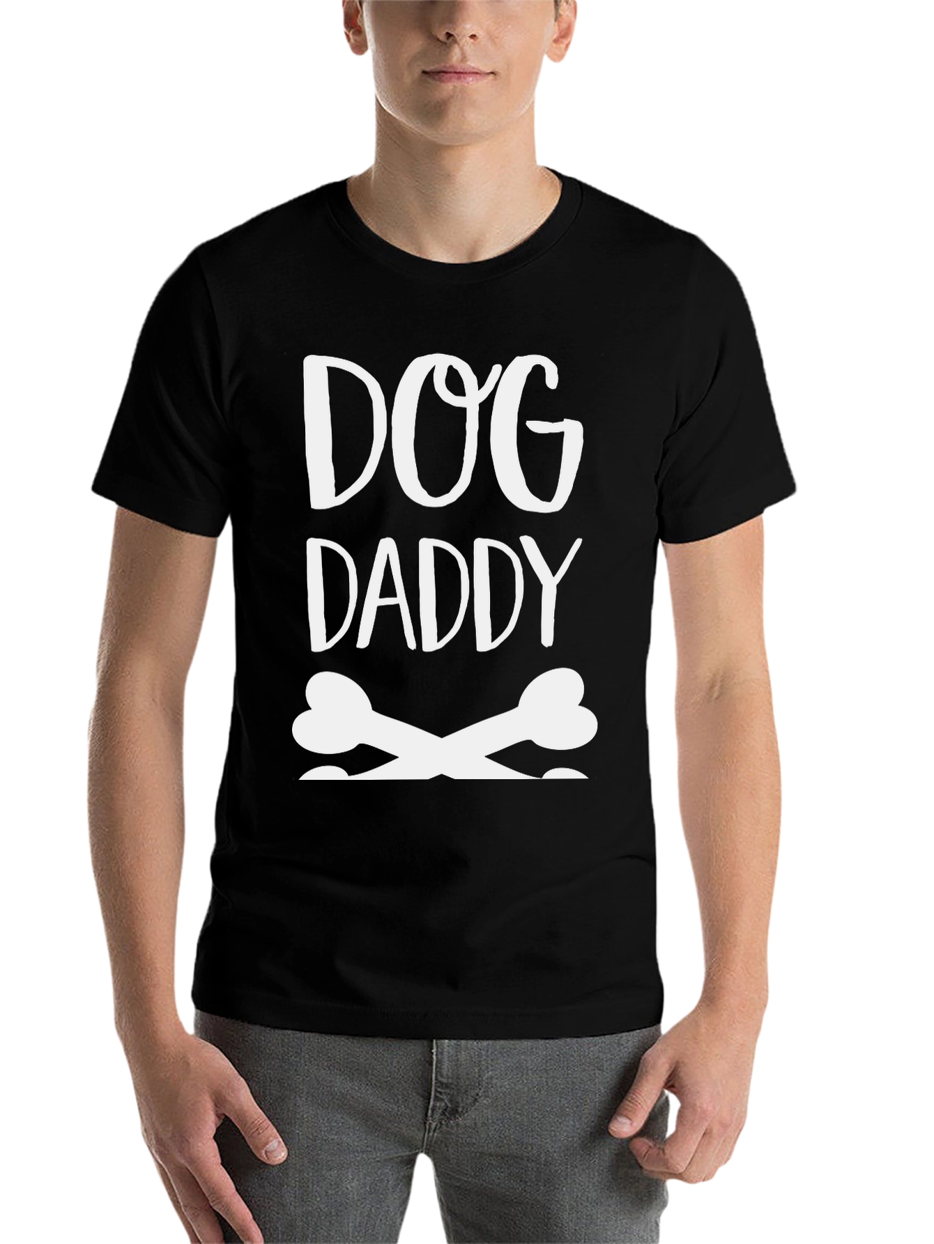 Dog Daddy T-Shirt - Men's Black Graphic Tee - 7