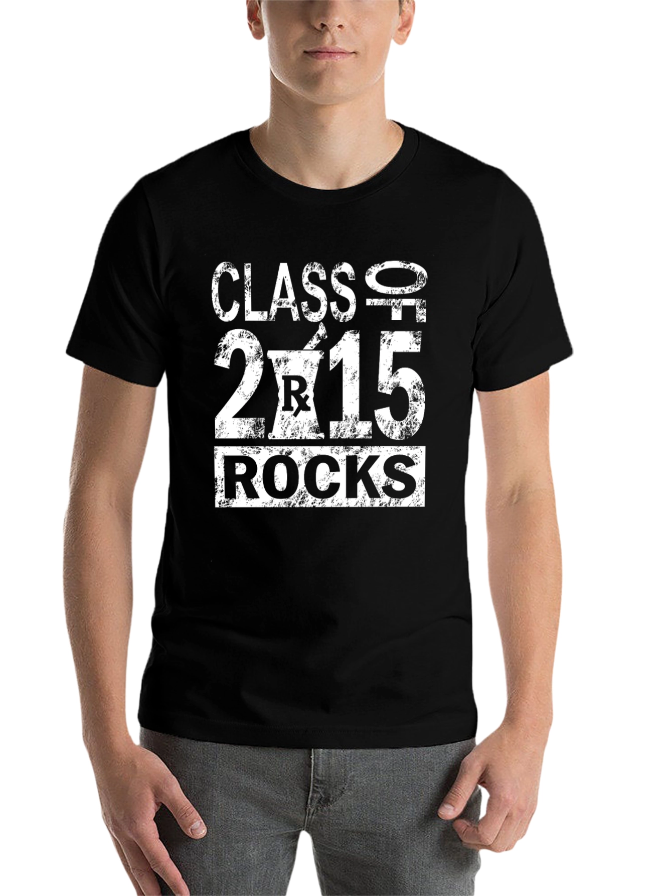 Black Class of 2015 Rocks T-Shirt view 7