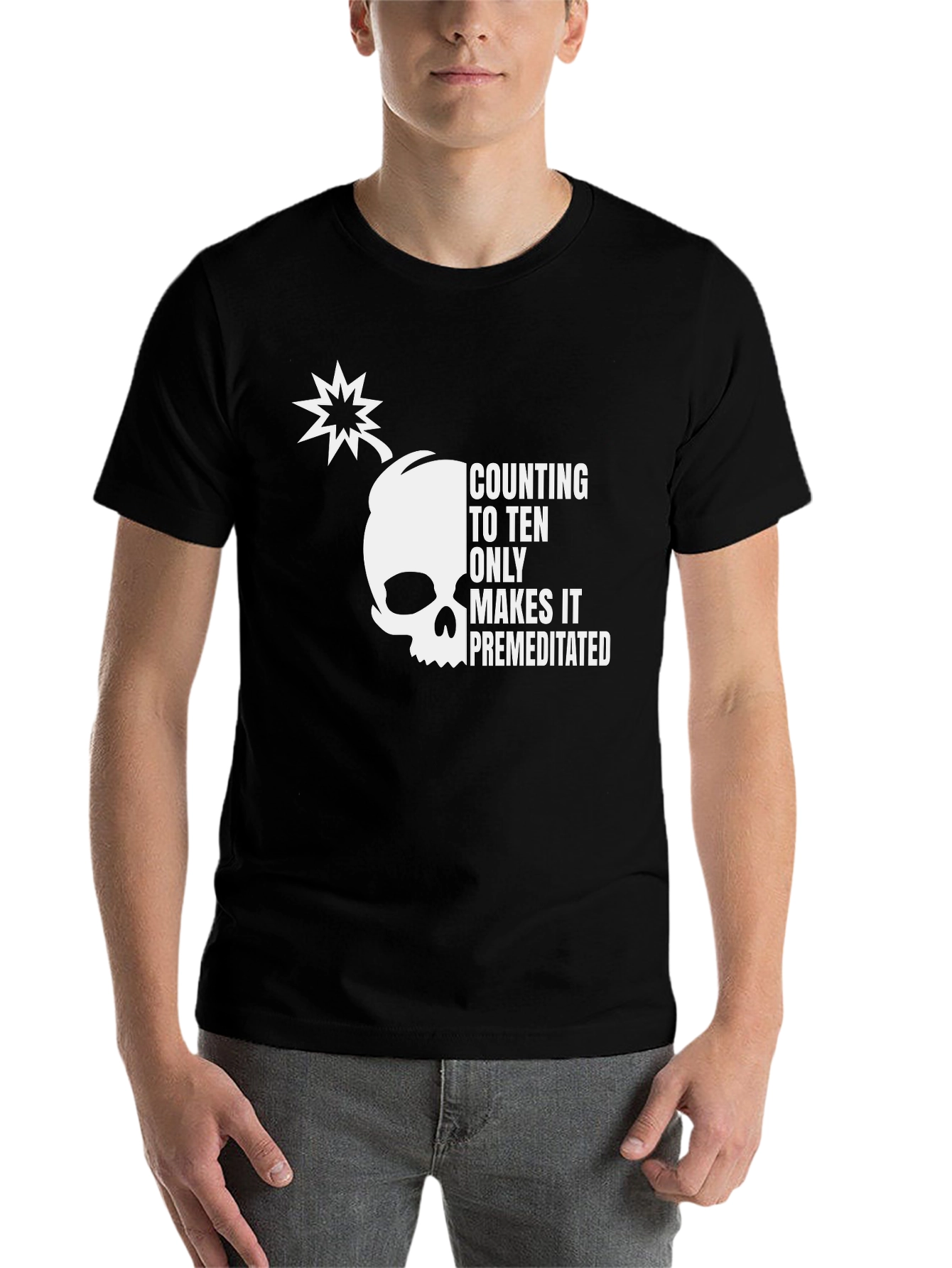 Black Counting to Ten T-Shirt view 7
