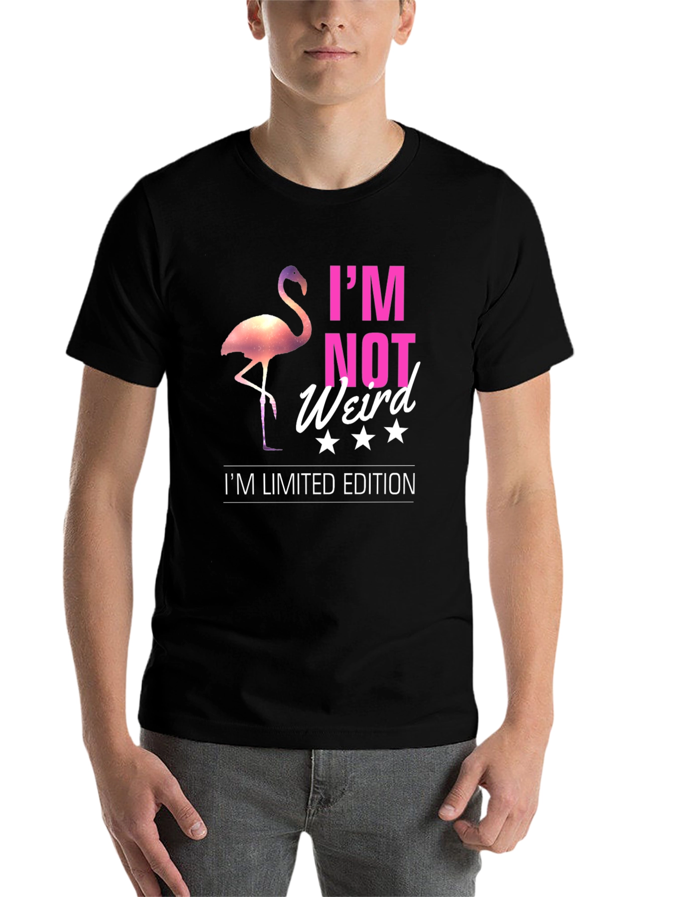 Black I'm Not Weird I'm Limited Edition Graphic T-Shirt view 7