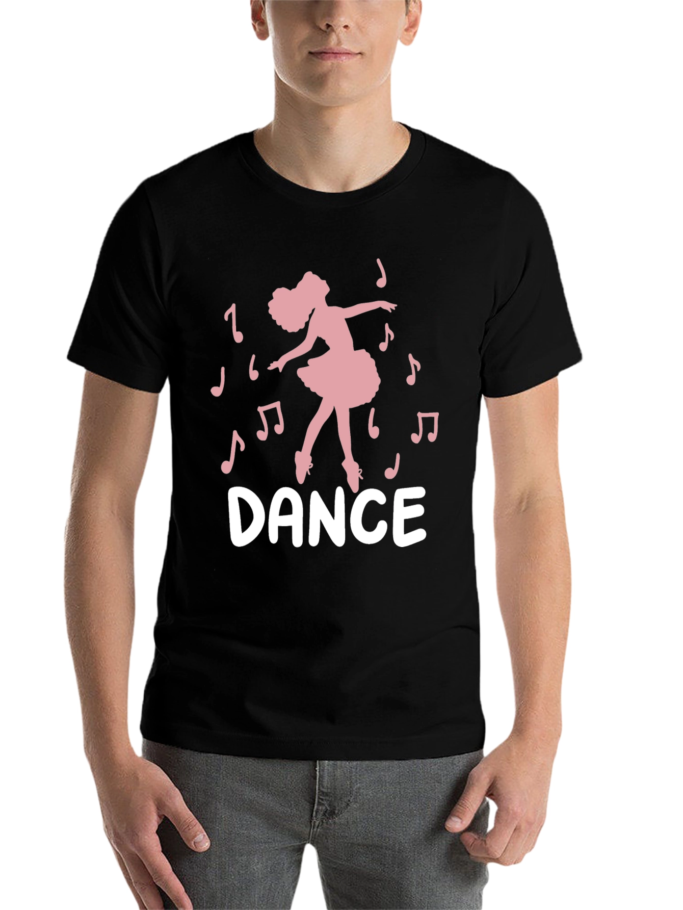 Black Dance Silhouette T-Shirt view 7
