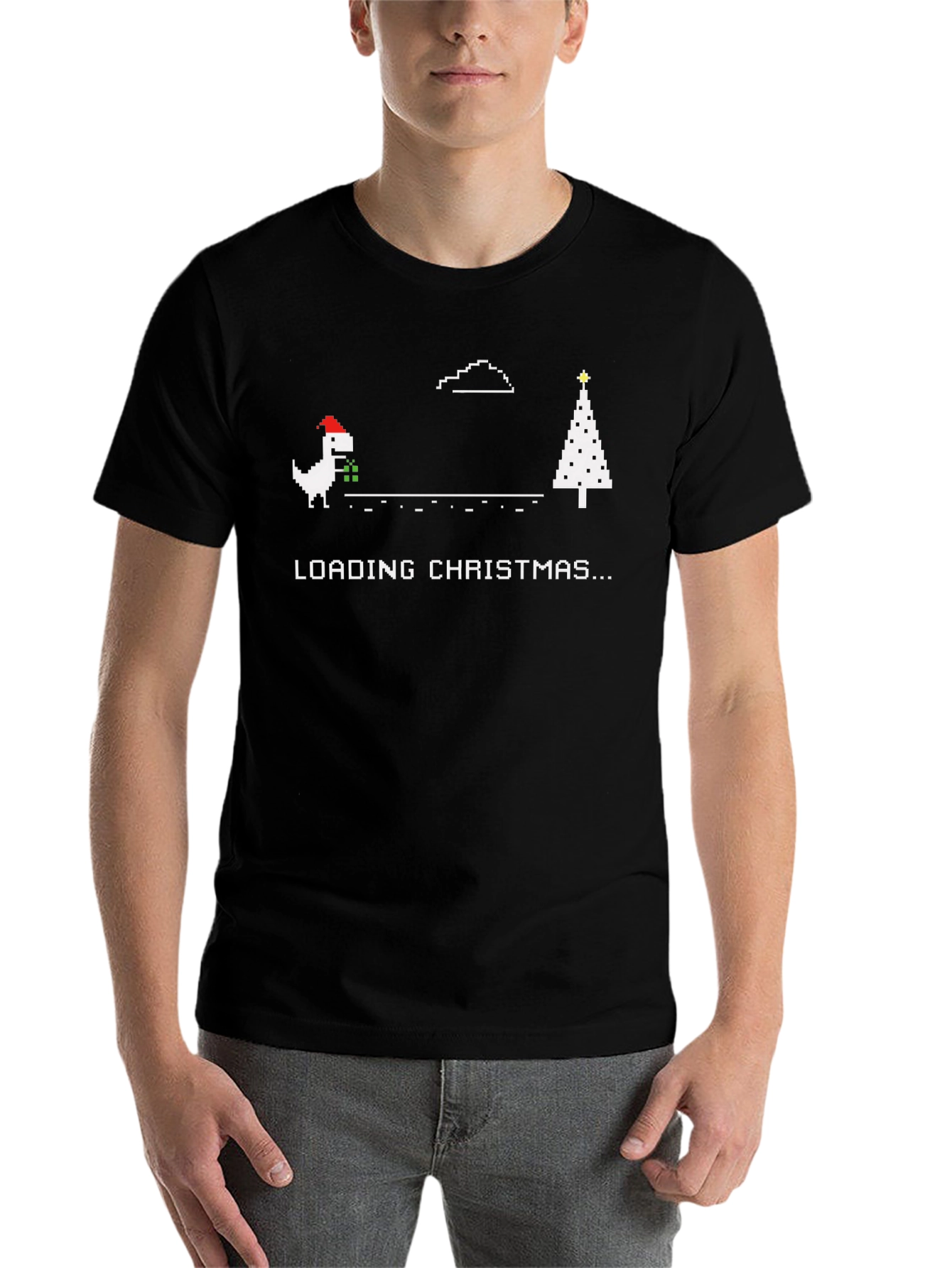 Loading Christmas Pixel T-Shirt - 7