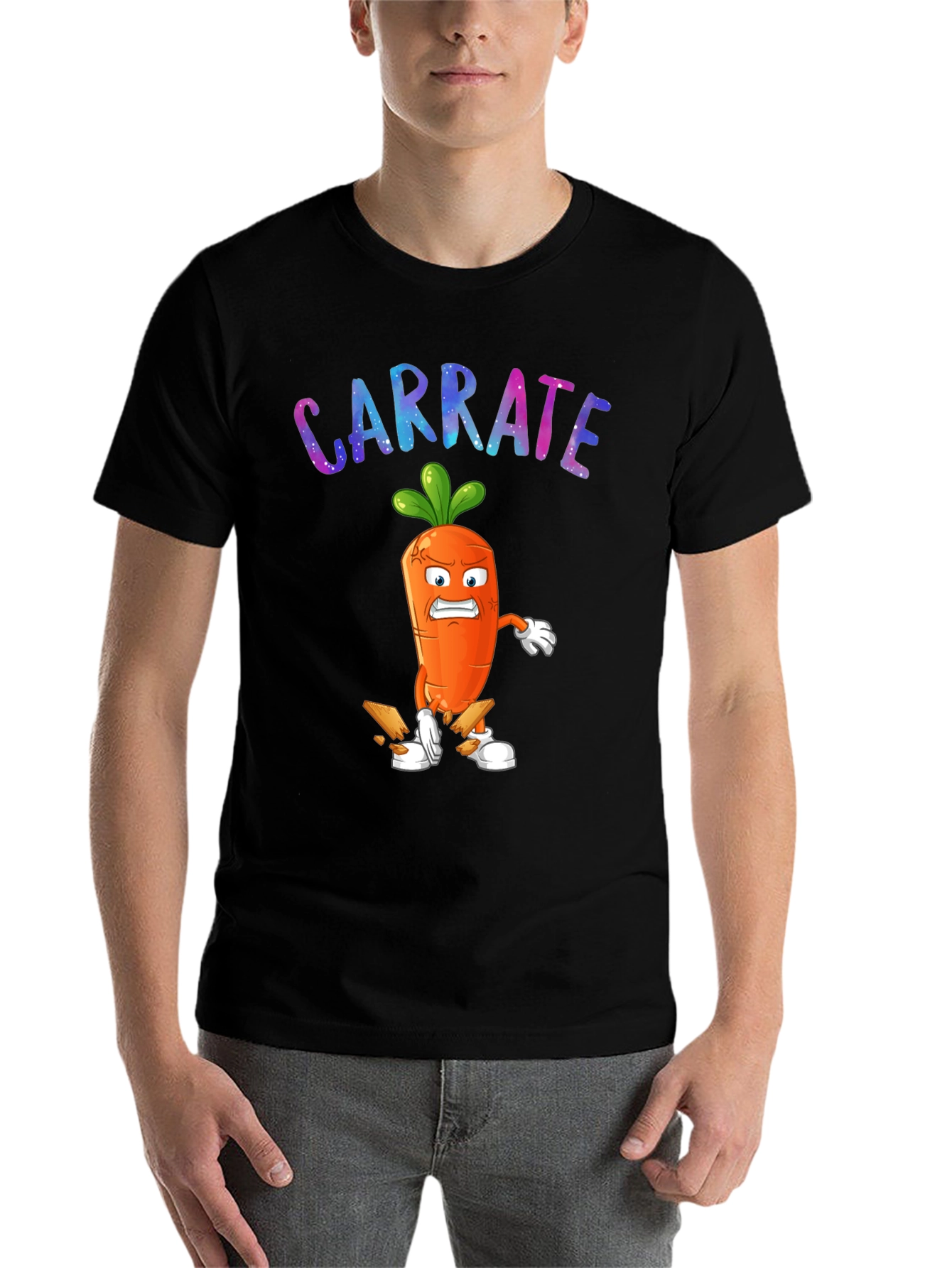 Black Carrate Pun T-Shirt view 7