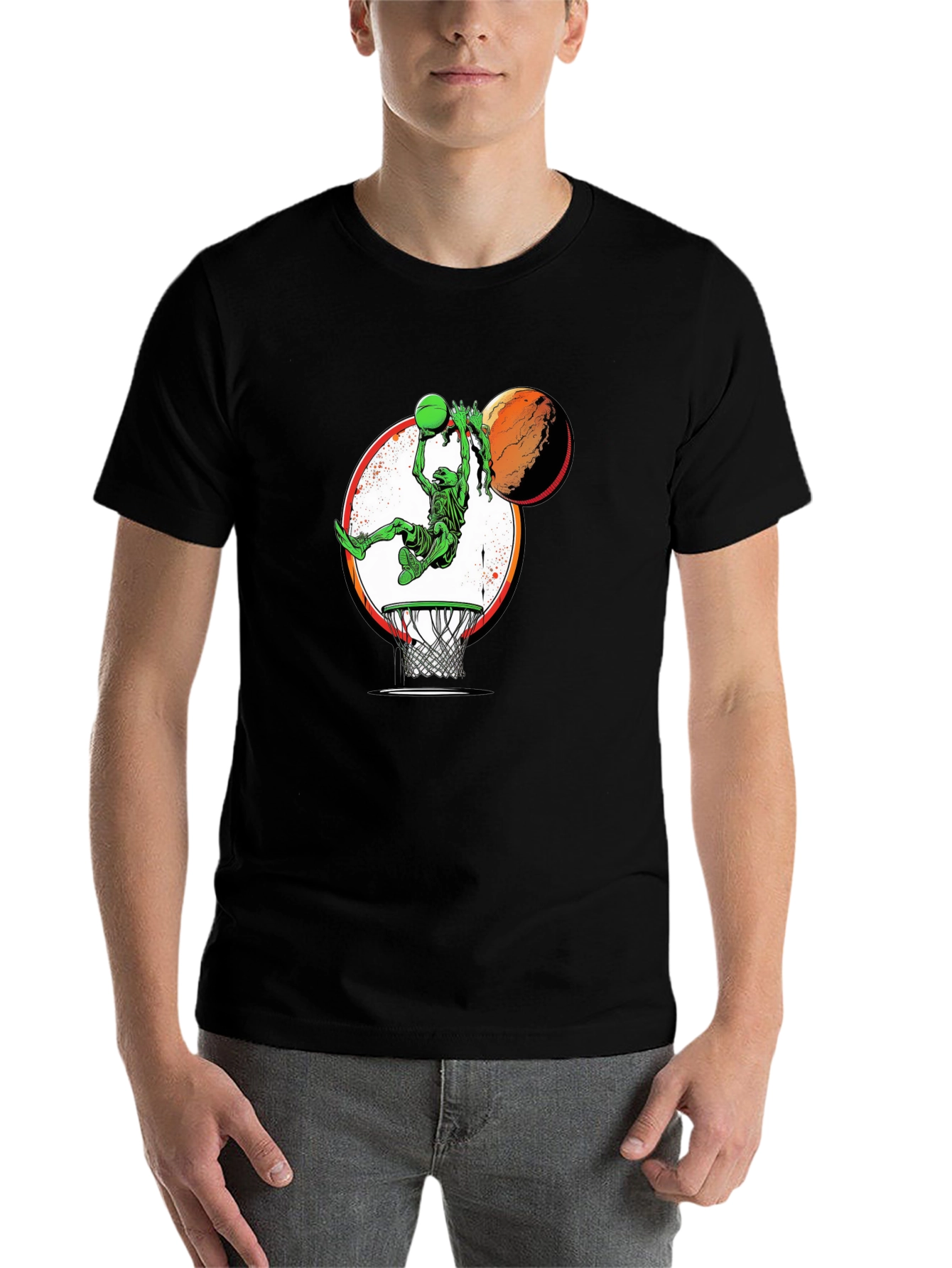 Alien Dunk Black T-Shirt - 7
