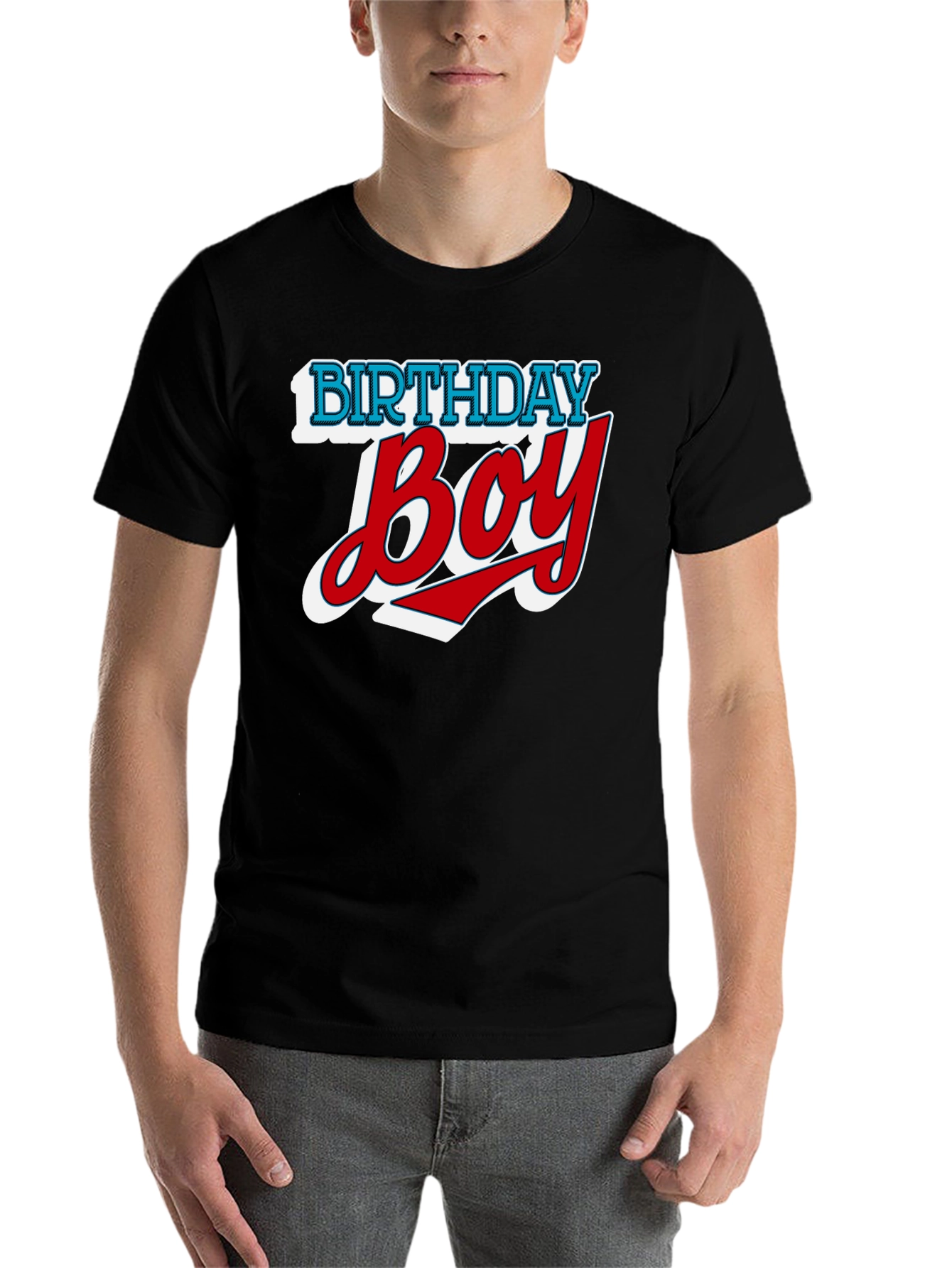 Black Birthday Boy Graphic T-Shirt view 7