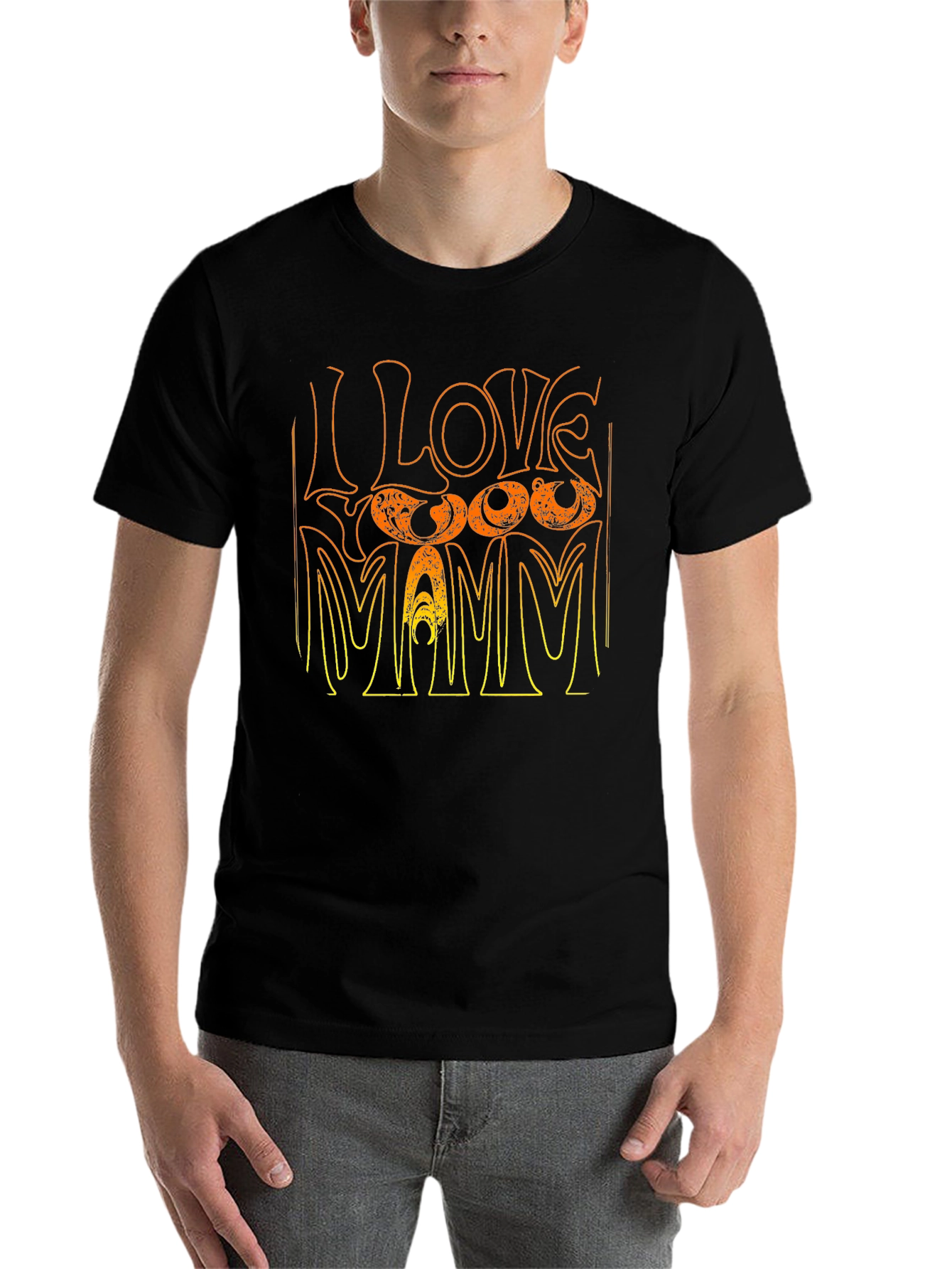Black I Love Foo Fighters Mamm T-Shirt view 7
