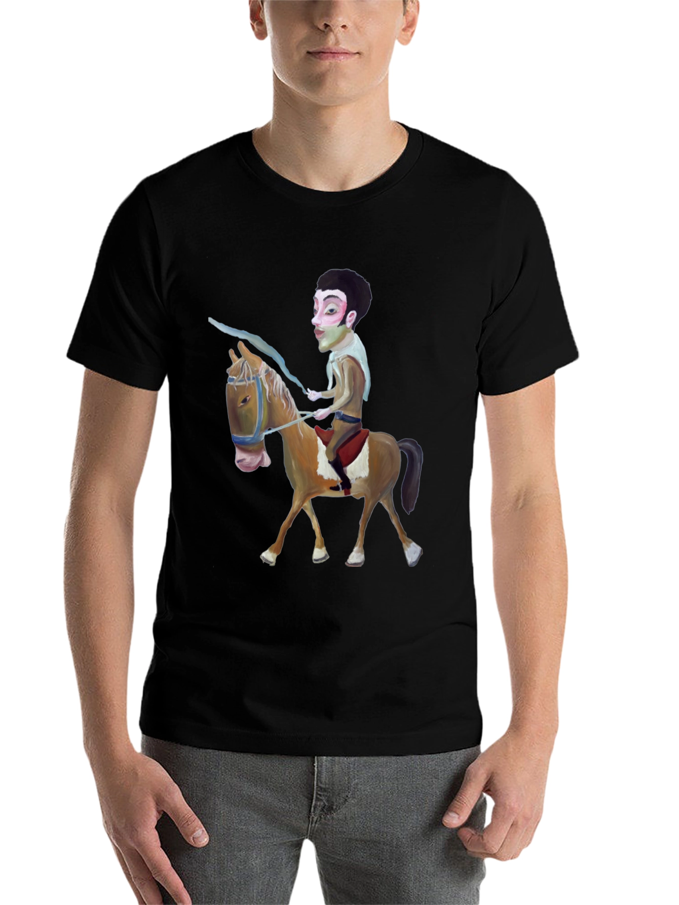 Black Man on Horseback Graphic Tee view 7