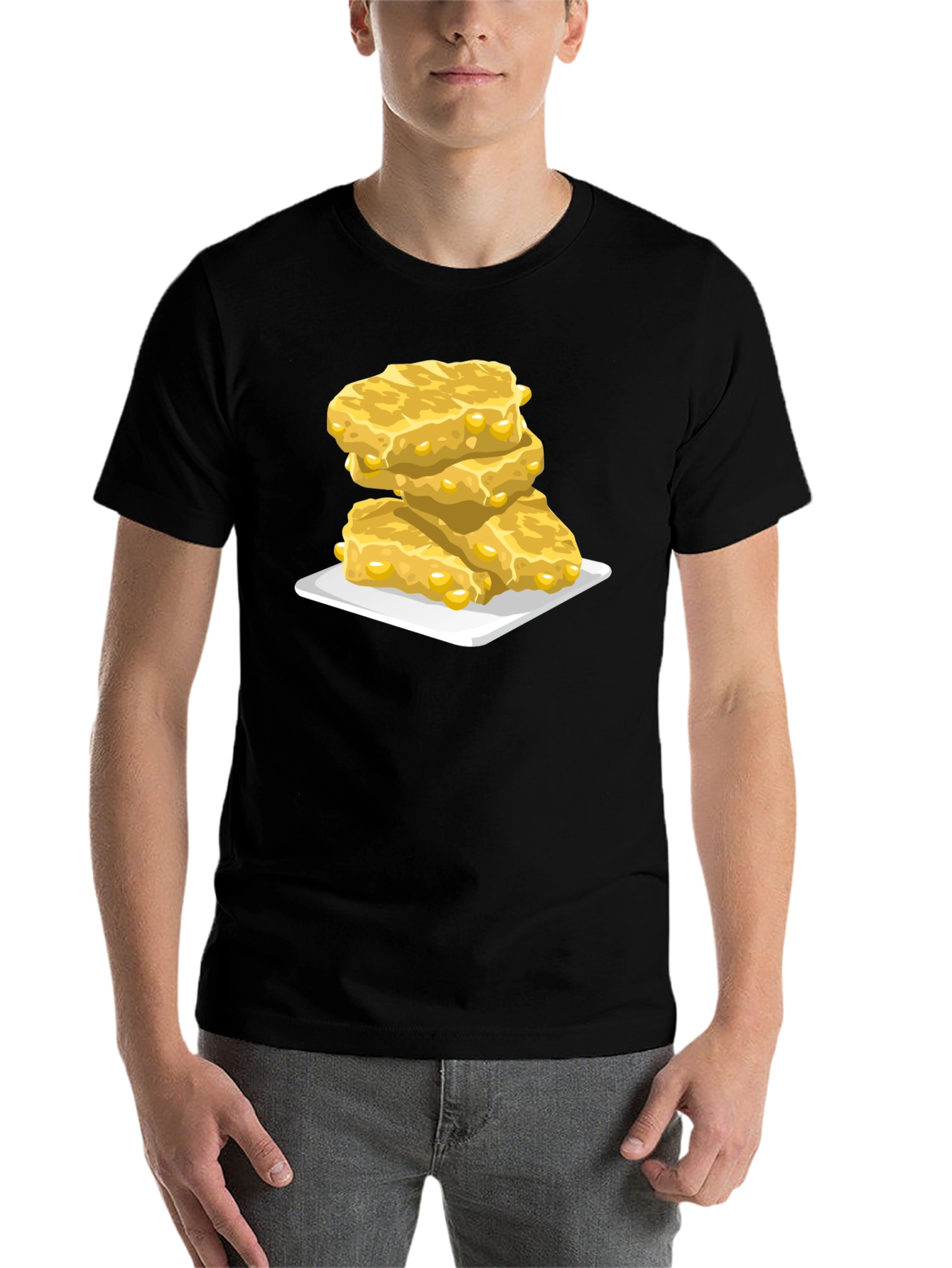 Sweet Cornbread Stack Graphic Tee - Casual Comfort - 7