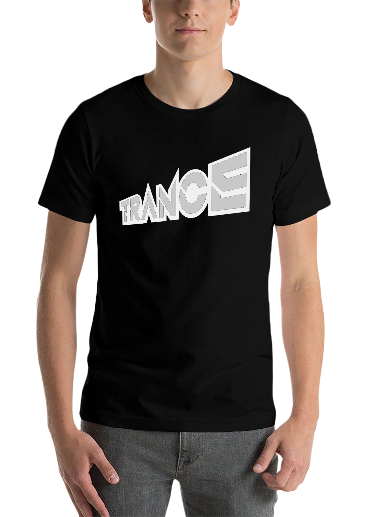 Black Trance Music Black T-Shirt - EDM Rave Party Tee view 7