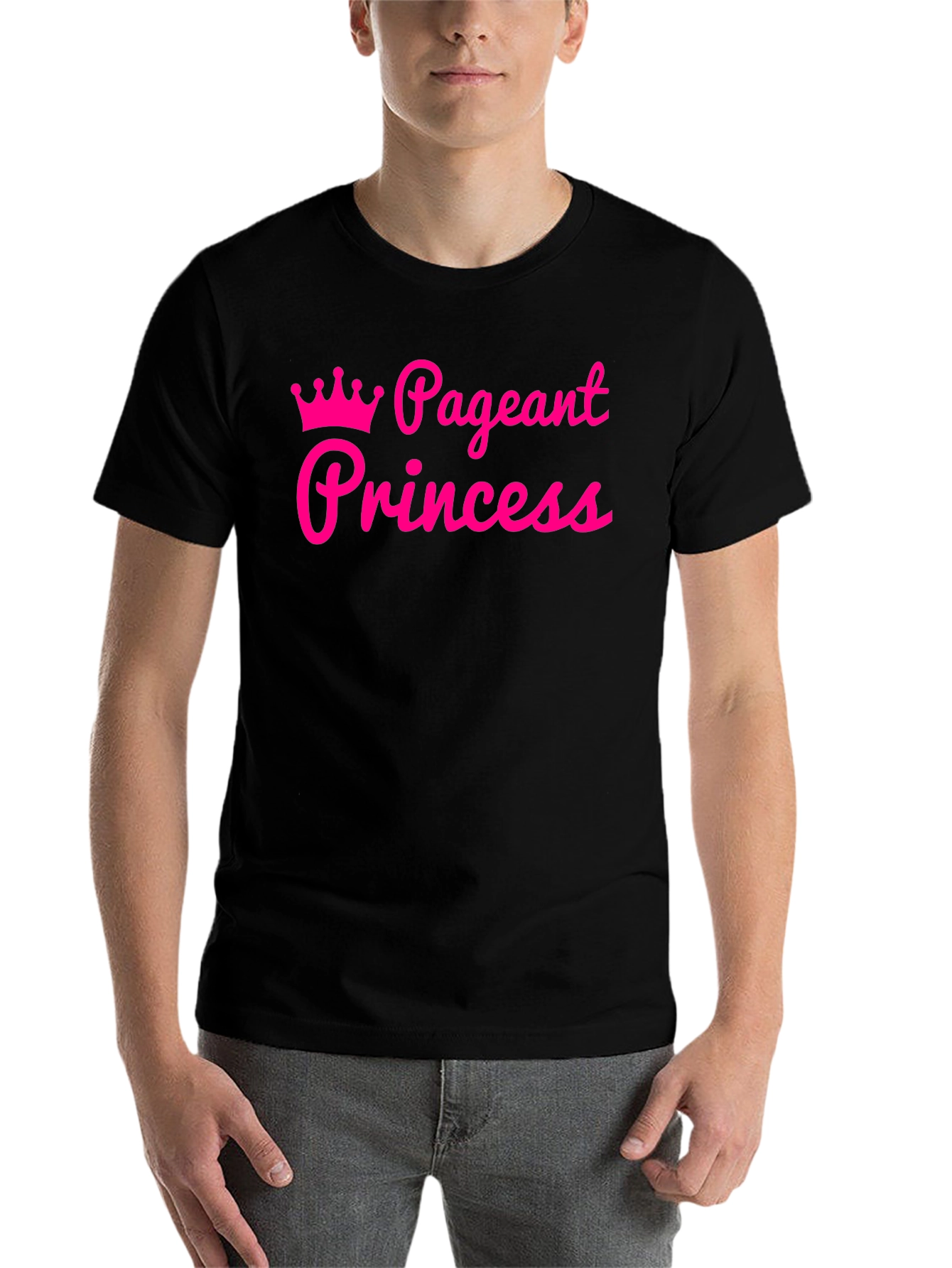 Black Pageant Princess Black T-Shirt view 7