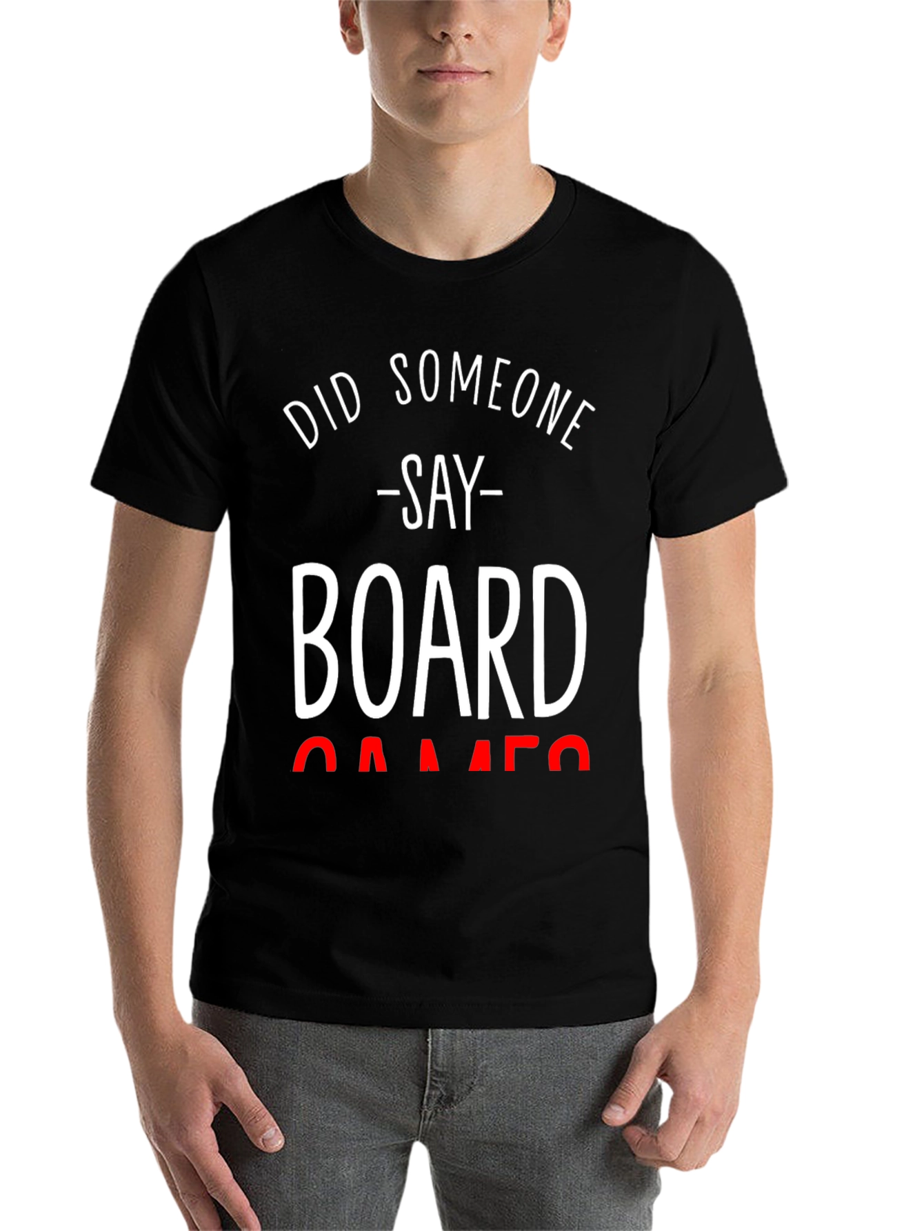 Black Board Games T-Shirt - Did Someone Say Games? view 7